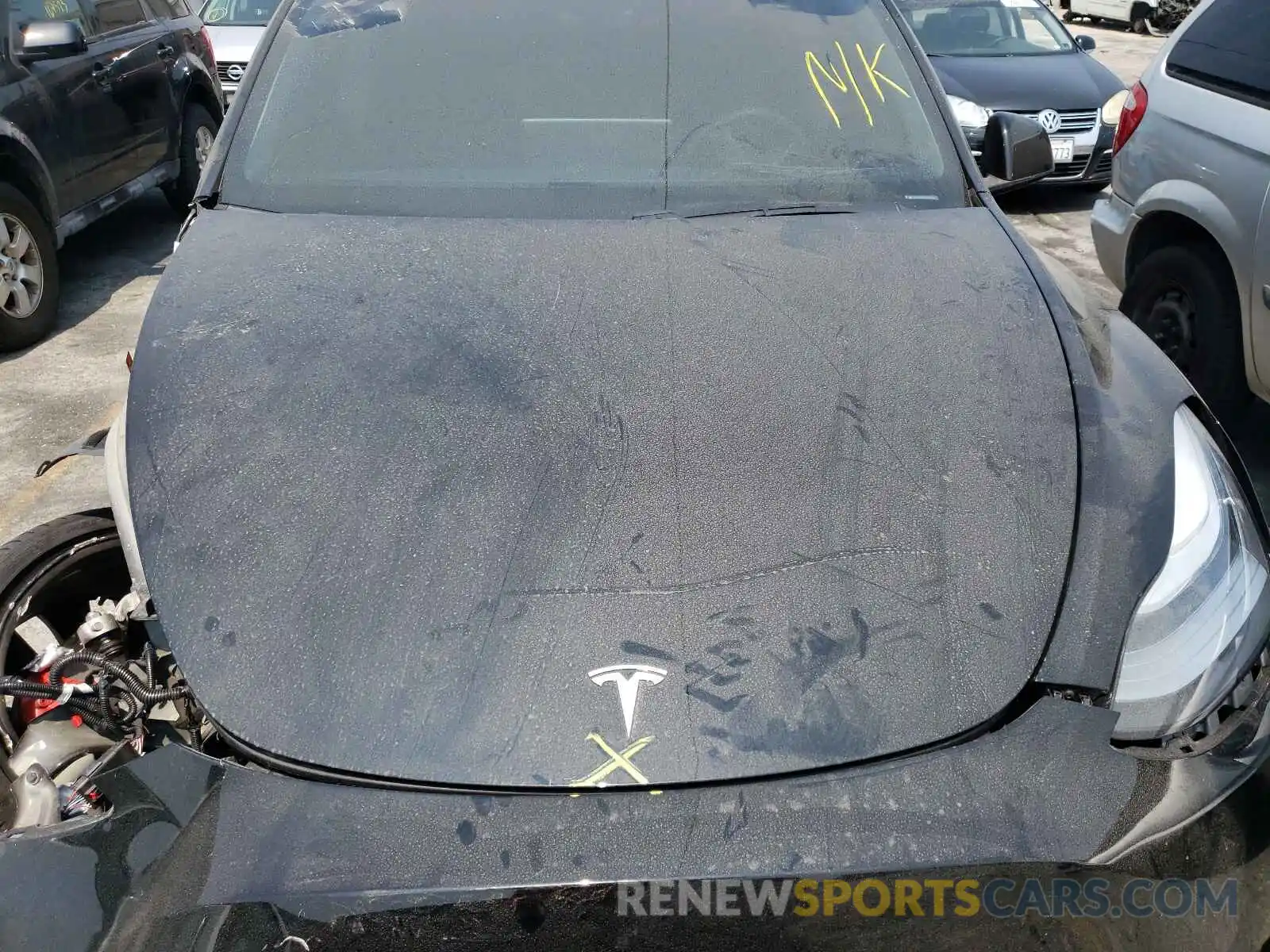 7 Photograph of a damaged car 5YJYGDEF6LF016468 TESLA MODEL Y 2020