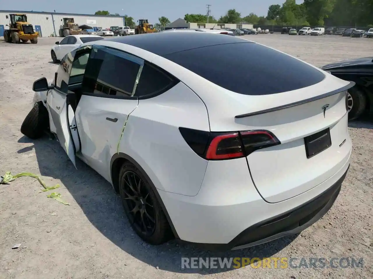 3 Фотография поврежденного автомобиля 5YJYGDEF6LF038499 TESLA MODEL Y 2020