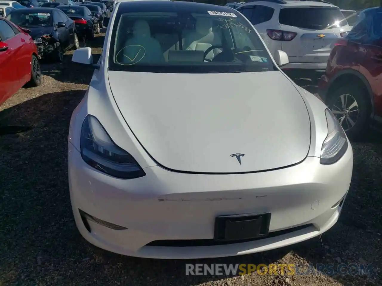 7 Photograph of a damaged car 5YJYGDEF6LF046764 TESLA MODEL Y 2020