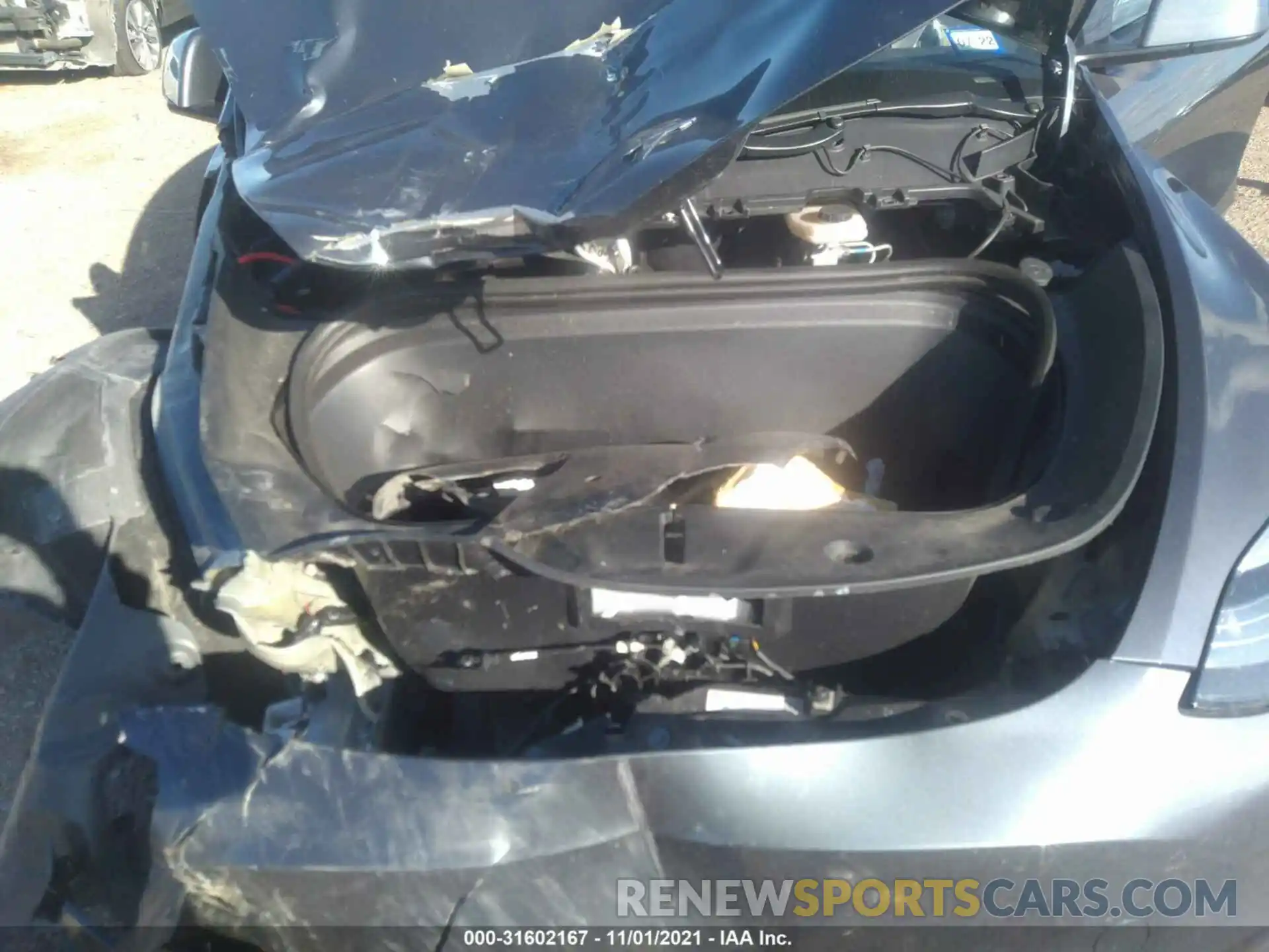 10 Photograph of a damaged car 5YJYGDEF7LF005821 TESLA MODEL Y 2020