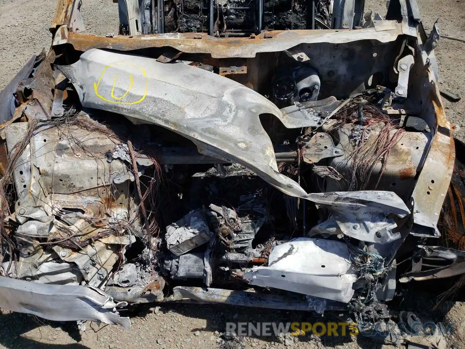 7 Photograph of a damaged car 5YJYGDEF7LF034395 TESLA MODEL Y 2020