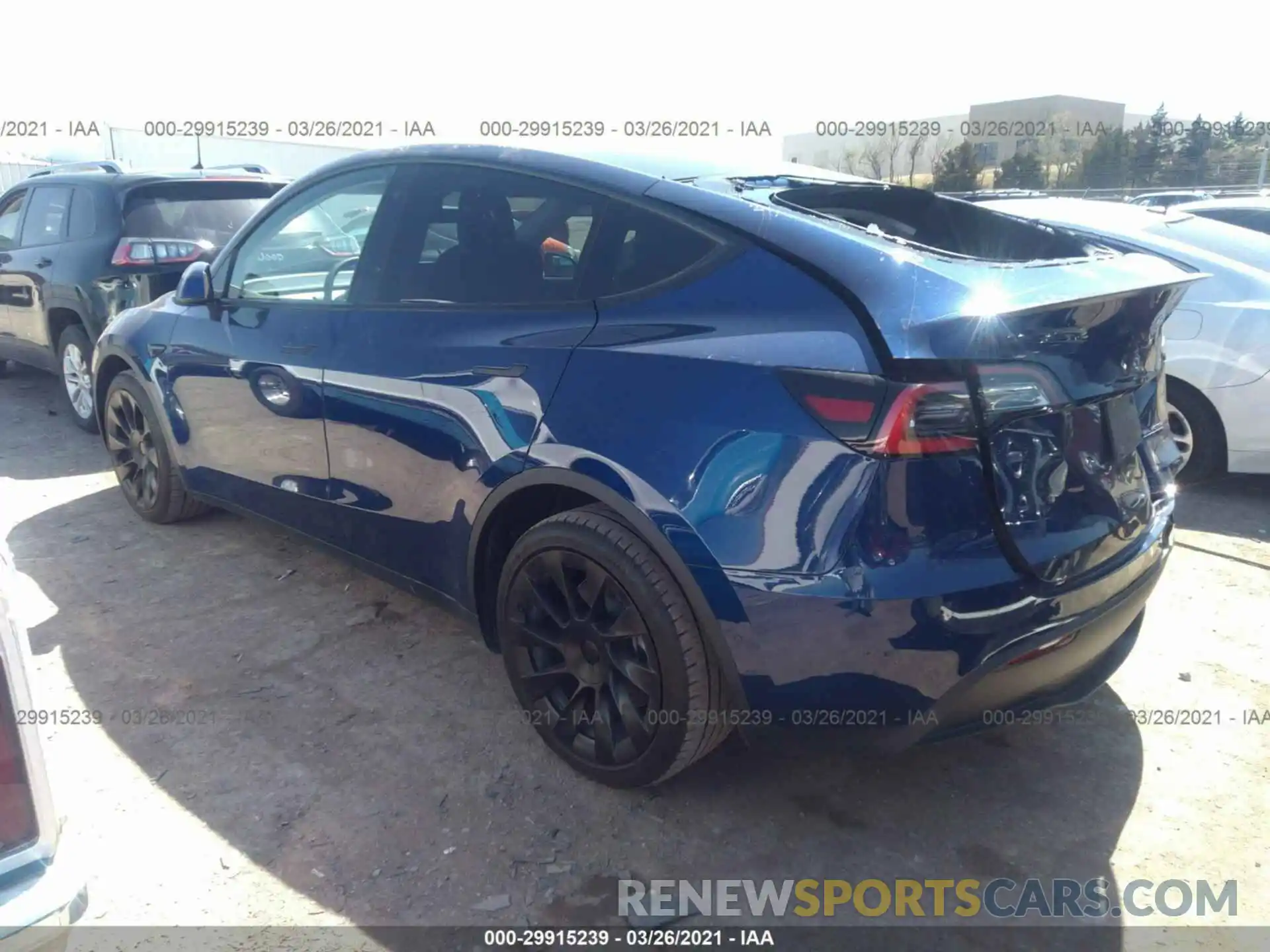 3 Photograph of a damaged car 5YJYGDEF7LF037653 TESLA MODEL Y 2020