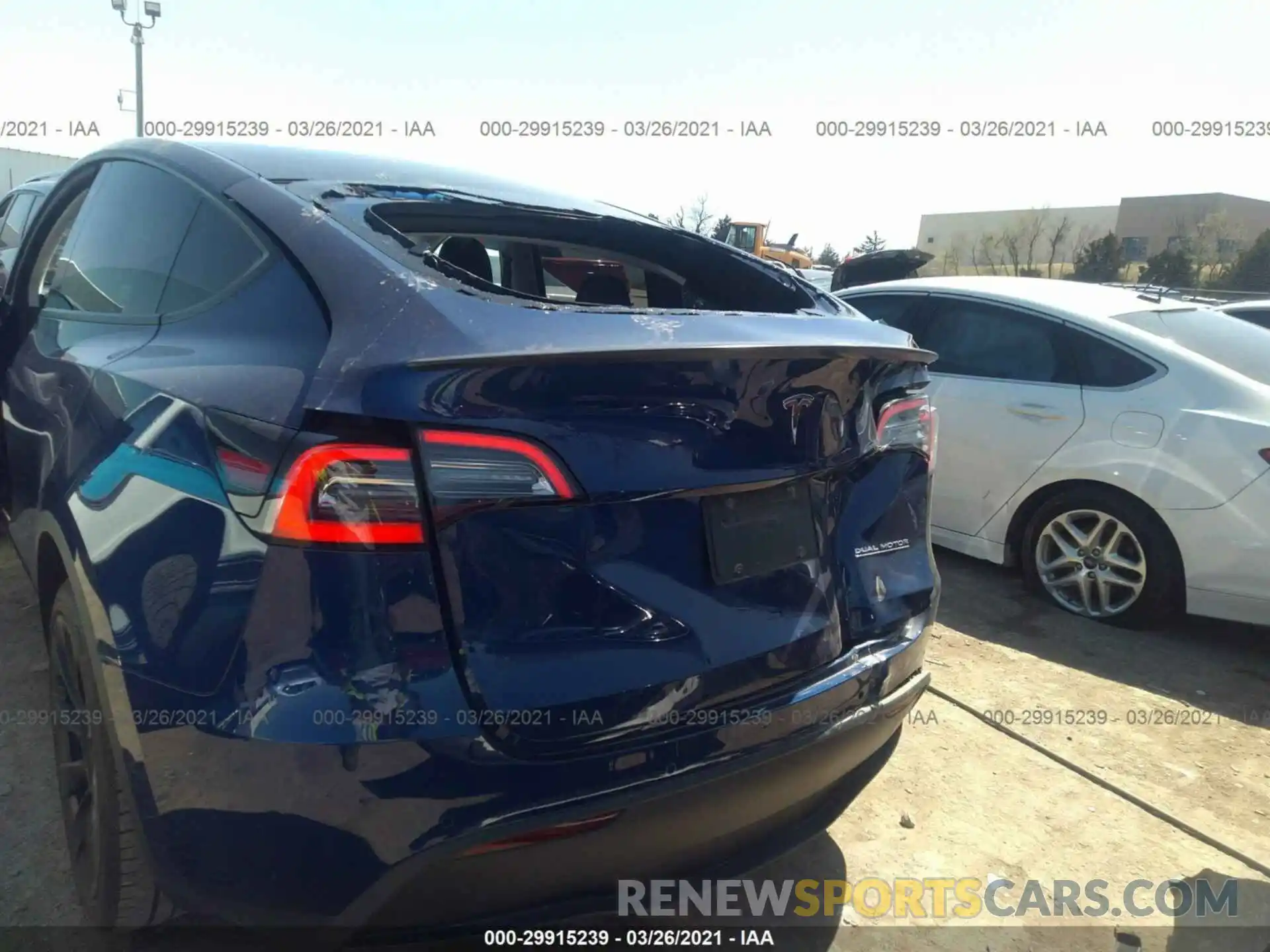 6 Photograph of a damaged car 5YJYGDEF7LF037653 TESLA MODEL Y 2020