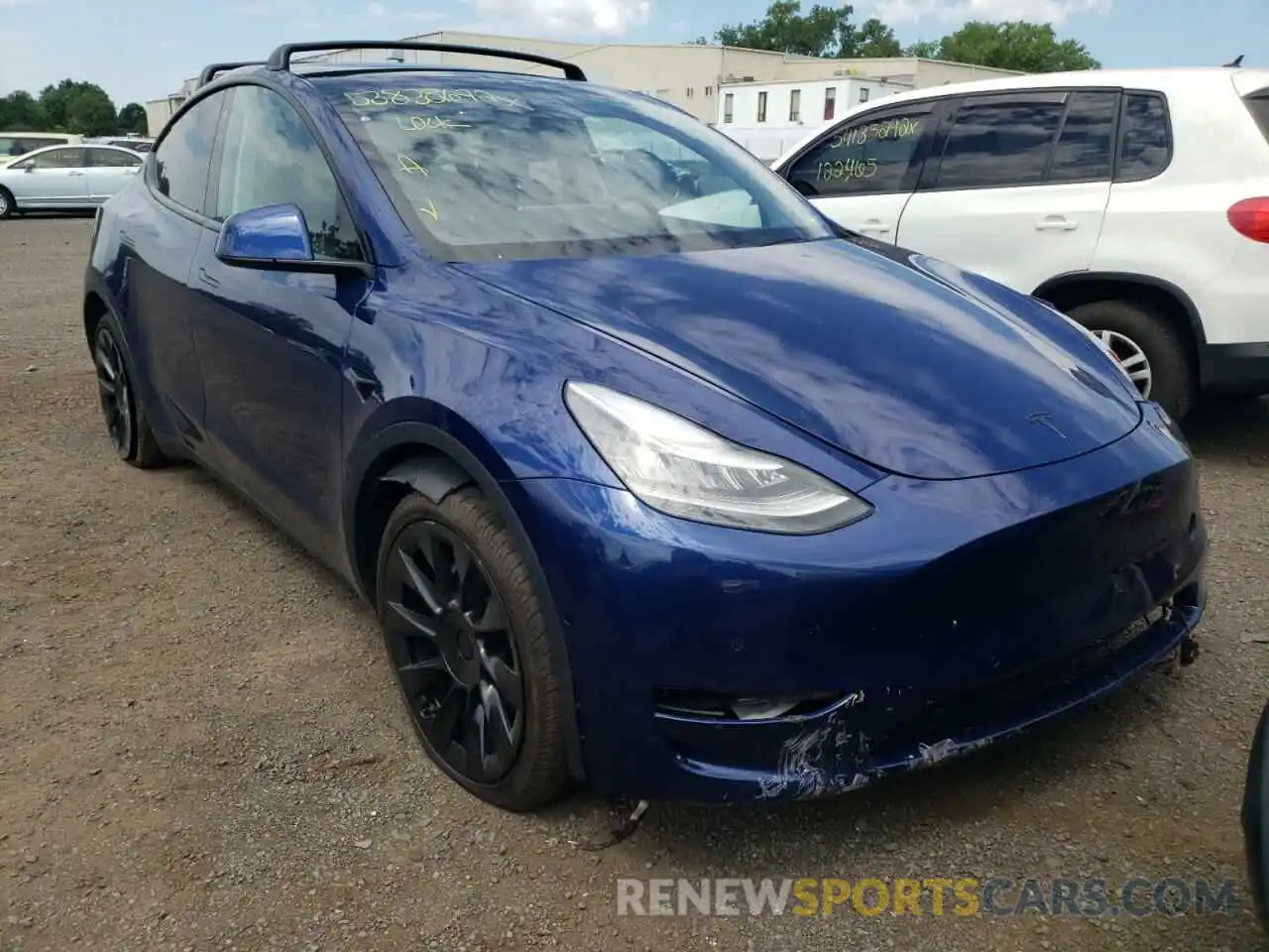 1 Photograph of a damaged car 5YJYGDEF8LF001065 TESLA MODEL Y 2020