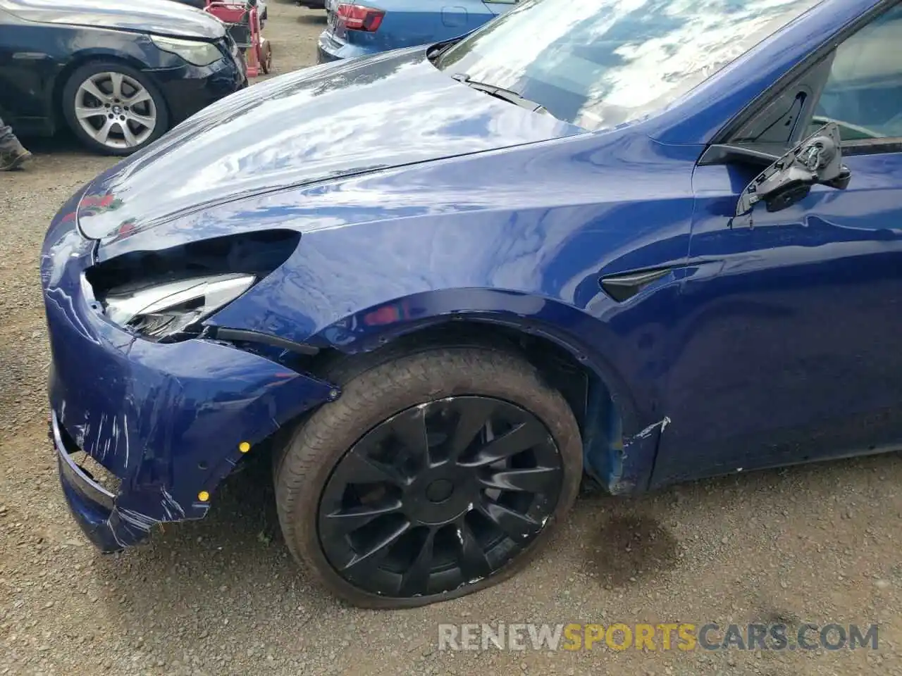 9 Photograph of a damaged car 5YJYGDEF8LF001065 TESLA MODEL Y 2020