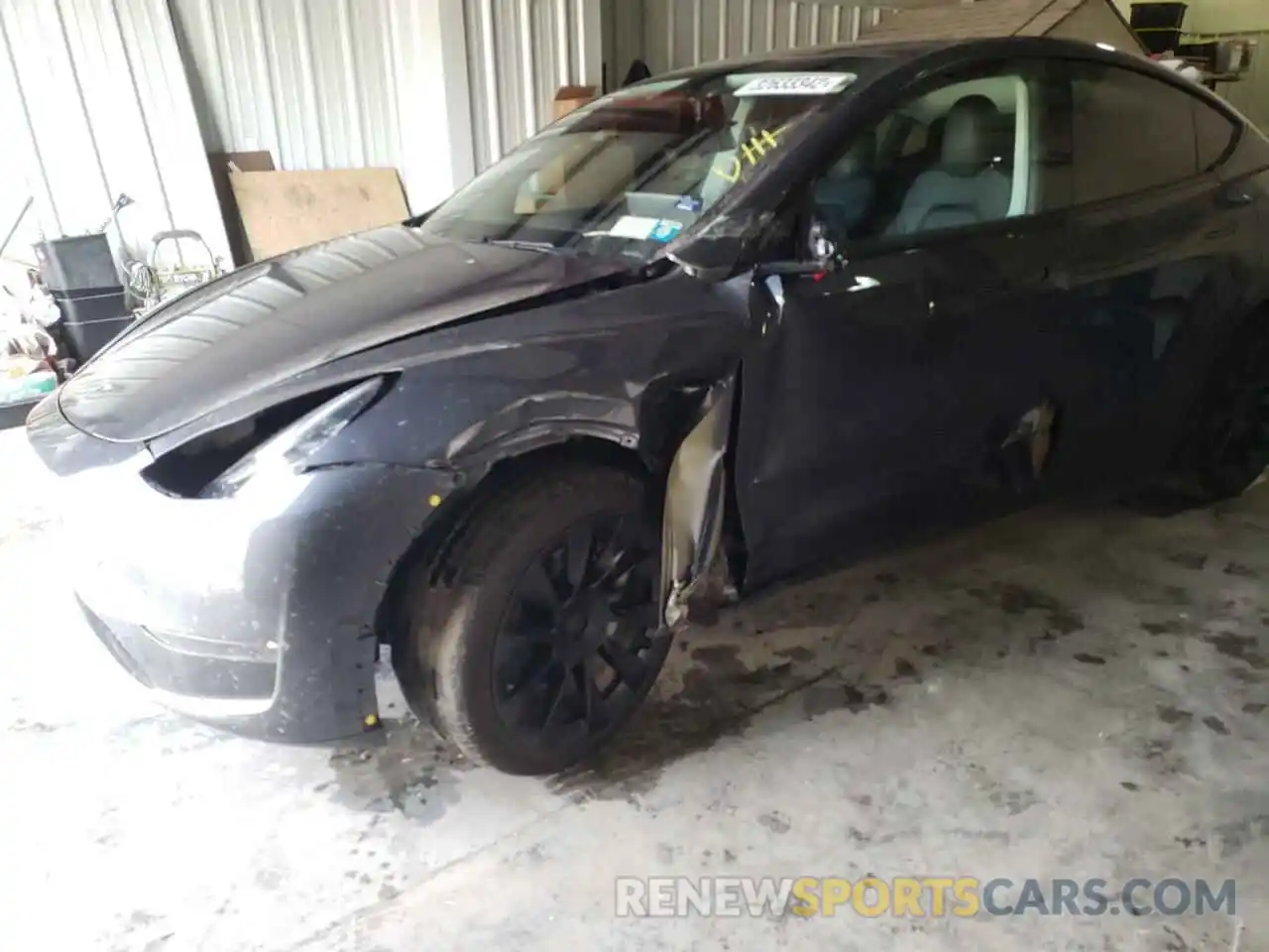 9 Photograph of a damaged car 5YJYGDEF8LF001101 TESLA MODEL Y 2020