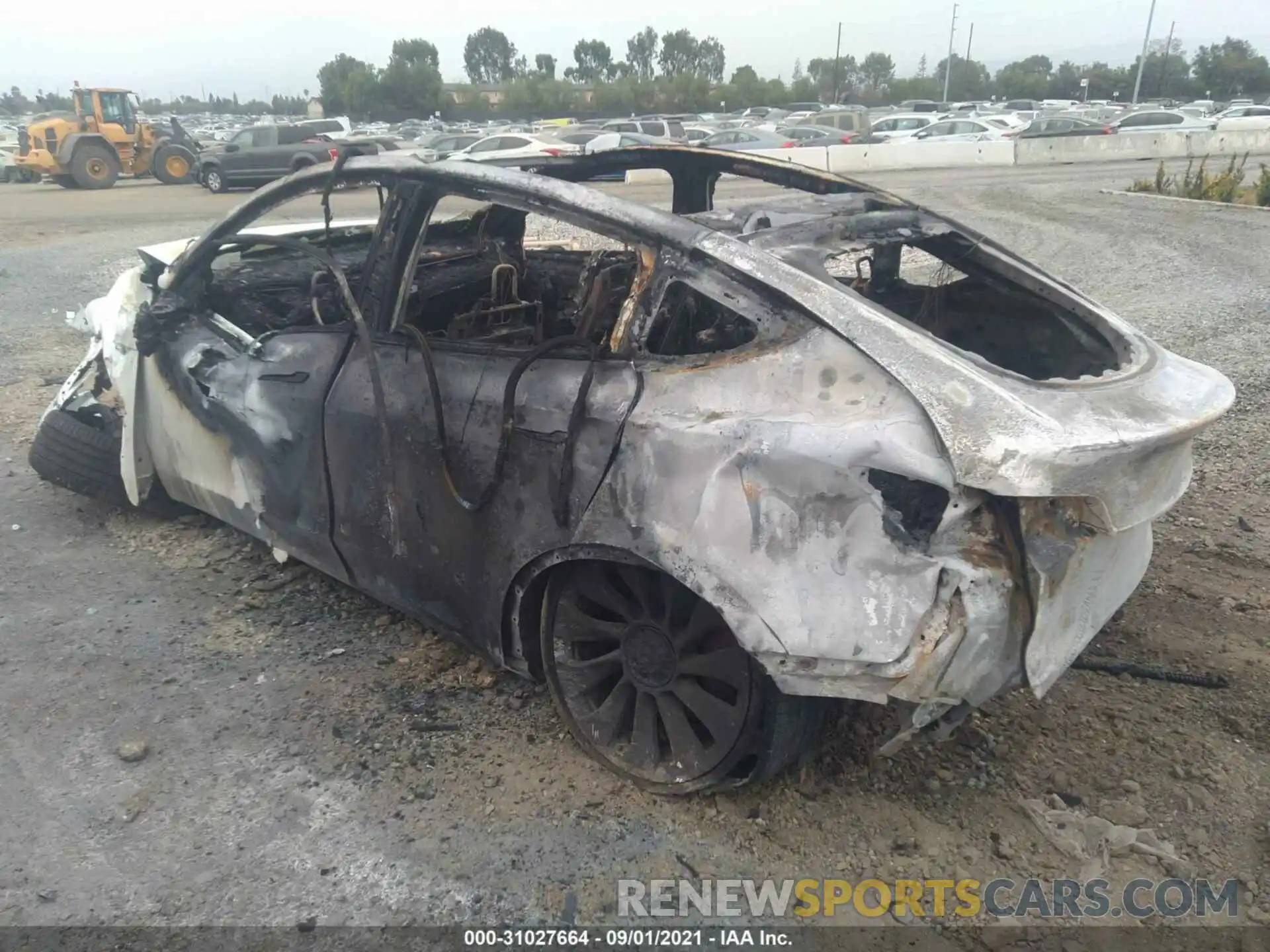 3 Photograph of a damaged car 5YJYGDEF8LF003494 TESLA MODEL Y 2020