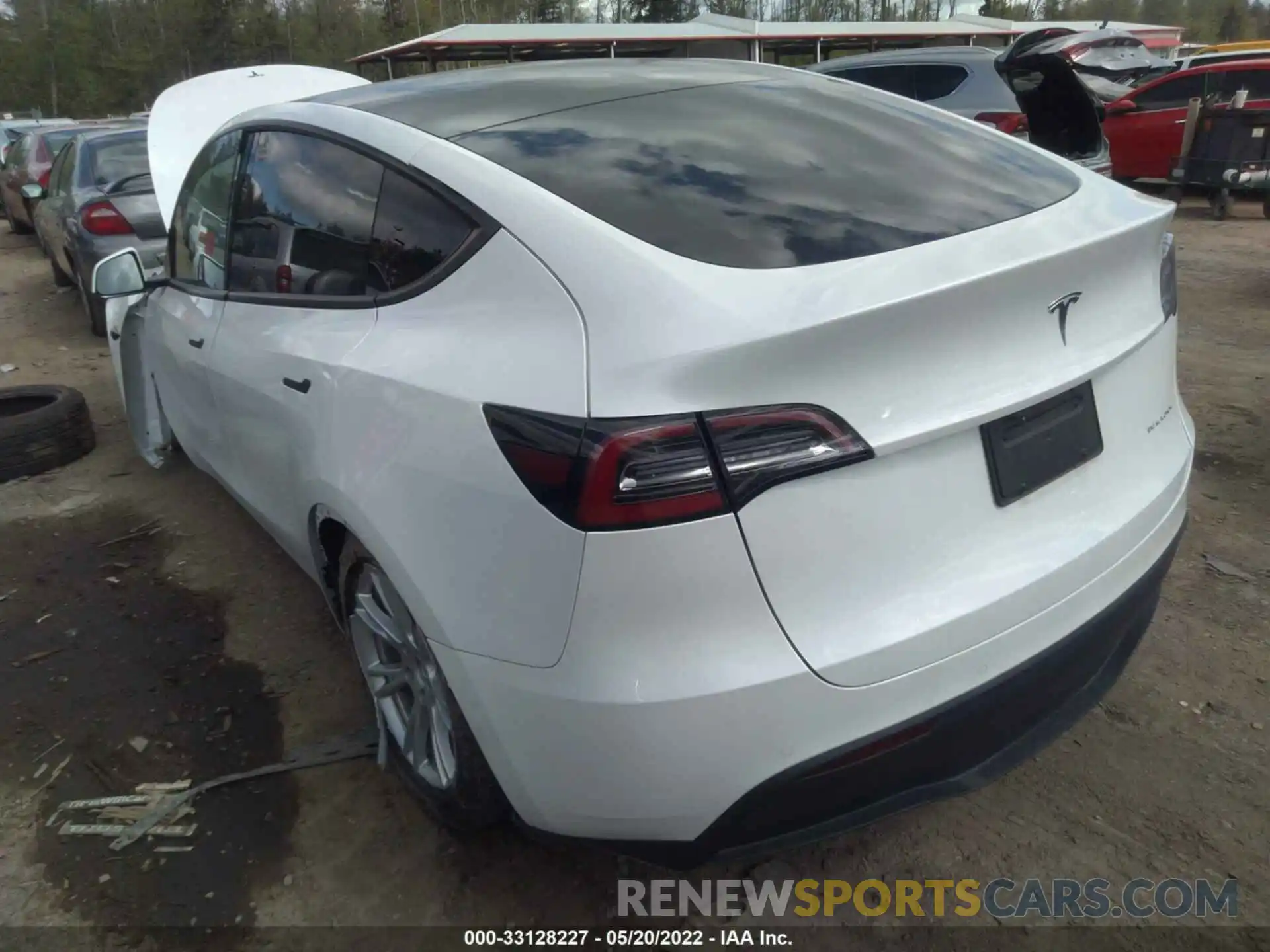 3 Photograph of a damaged car 5YJYGDEF8LF005892 TESLA MODEL Y 2020