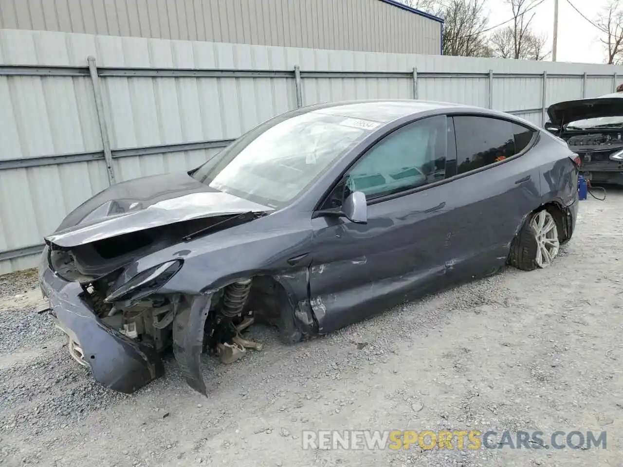 1 Photograph of a damaged car 5YJYGDEF8LF005939 TESLA MODEL Y 2020