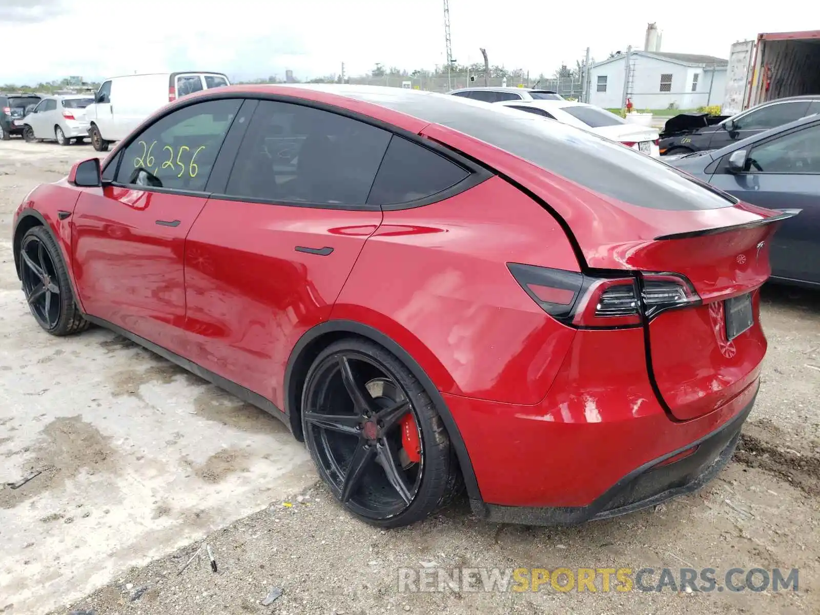 3 Photograph of a damaged car 5YJYGDEF8LF013216 TESLA MODEL Y 2020