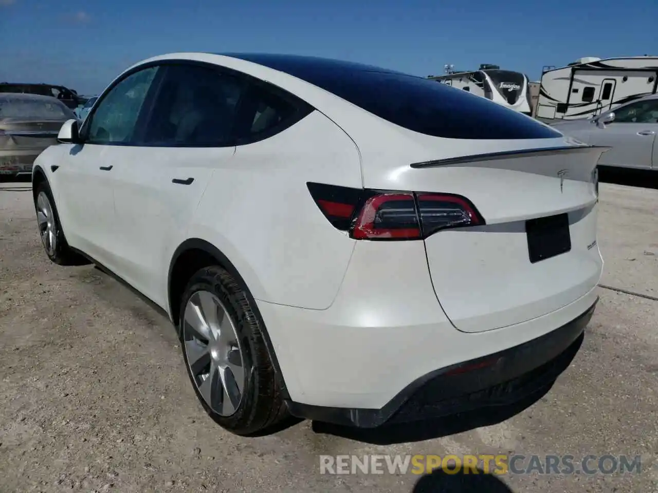 3 Photograph of a damaged car 5YJYGDEF8LF018304 TESLA MODEL Y 2020