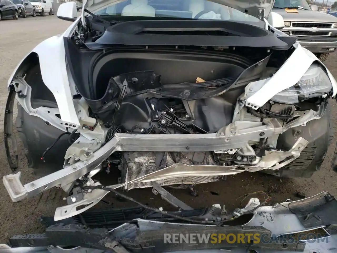 9 Photograph of a damaged car 5YJYGDEF8LF023146 TESLA MODEL Y 2020