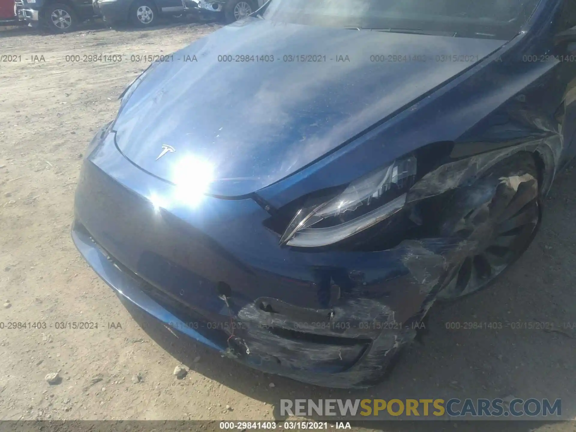 6 Photograph of a damaged car 5YJYGDEF8LF039959 TESLA MODEL Y 2020