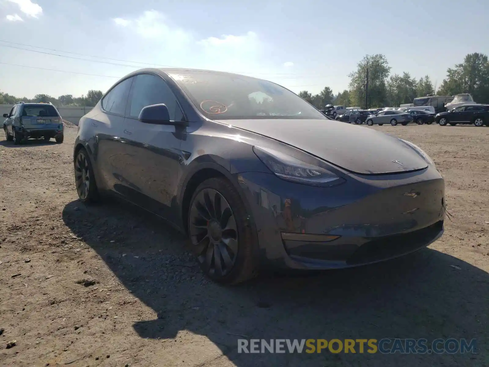 1 Фотография поврежденного автомобиля 5YJYGDEF8LF057197 TESLA MODEL Y 2020