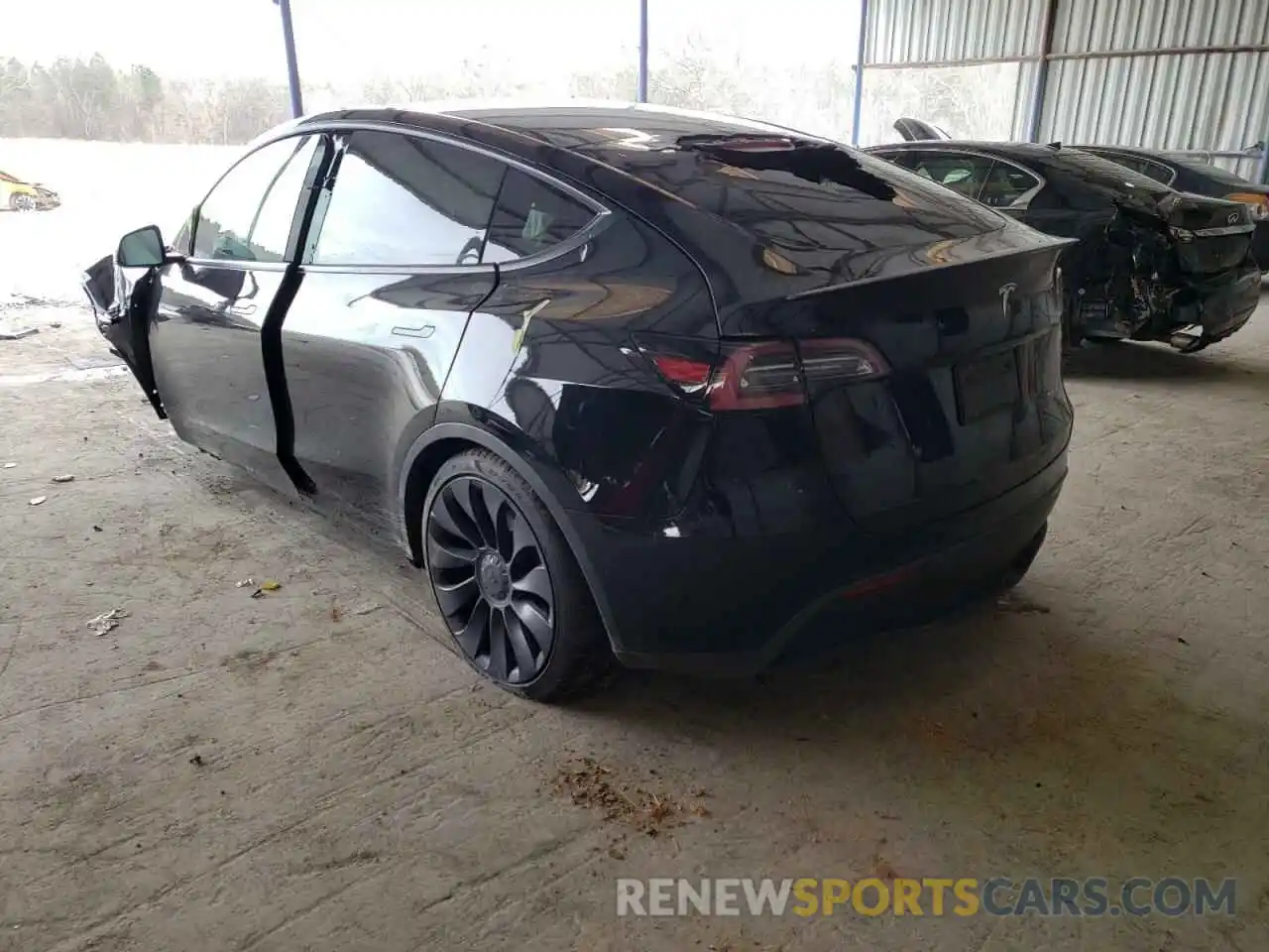 3 Photograph of a damaged car 5YJYGDEF9LF012219 TESLA MODEL Y 2020