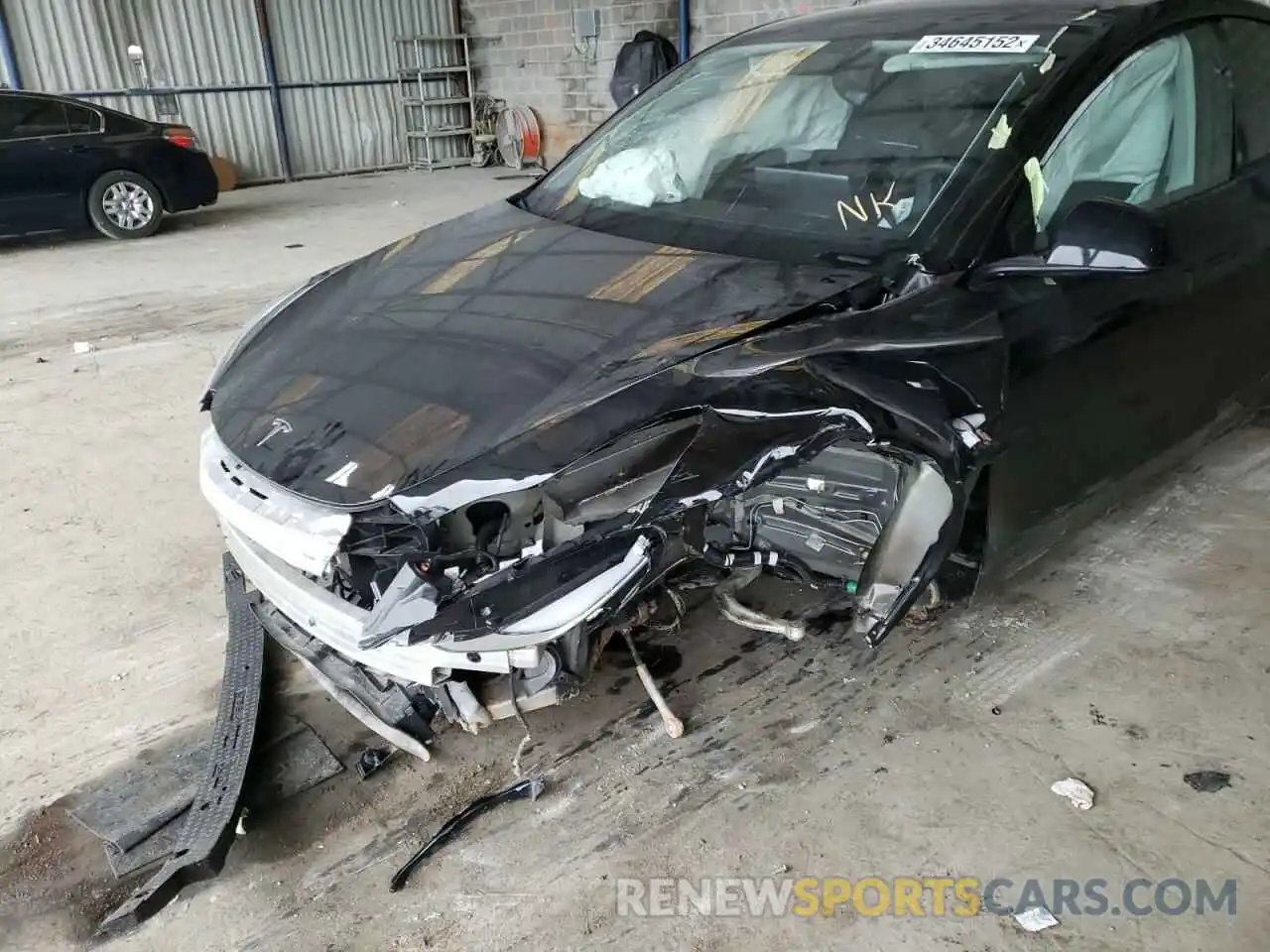 9 Photograph of a damaged car 5YJYGDEF9LF012219 TESLA MODEL Y 2020