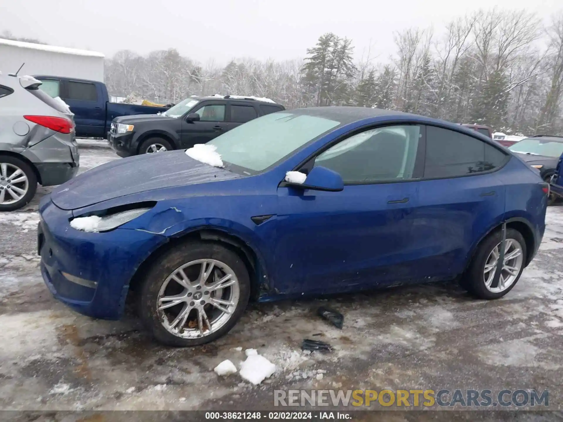 12 Photograph of a damaged car 5YJYGDEF9LF038898 TESLA MODEL Y 2020