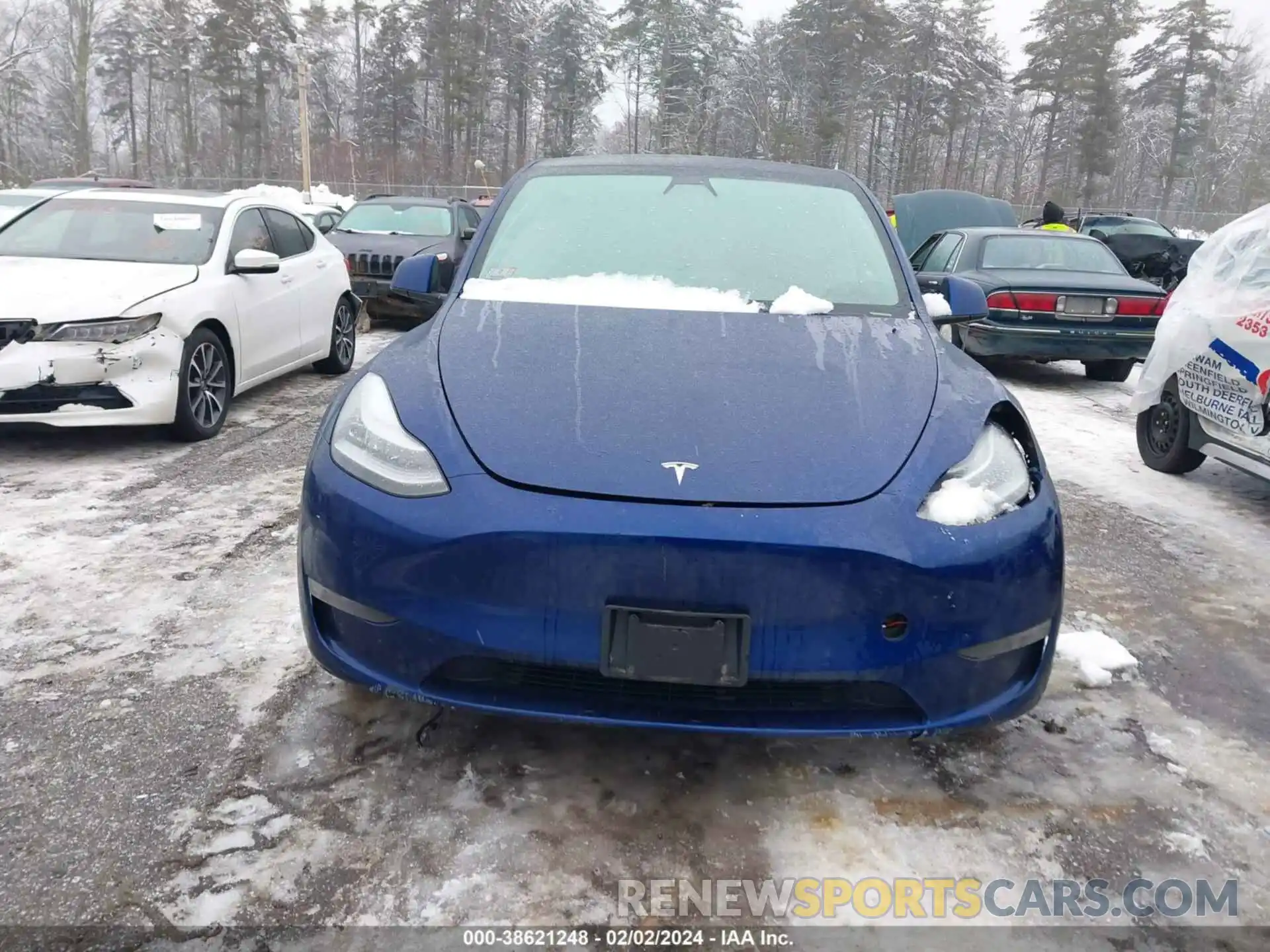 13 Photograph of a damaged car 5YJYGDEF9LF038898 TESLA MODEL Y 2020