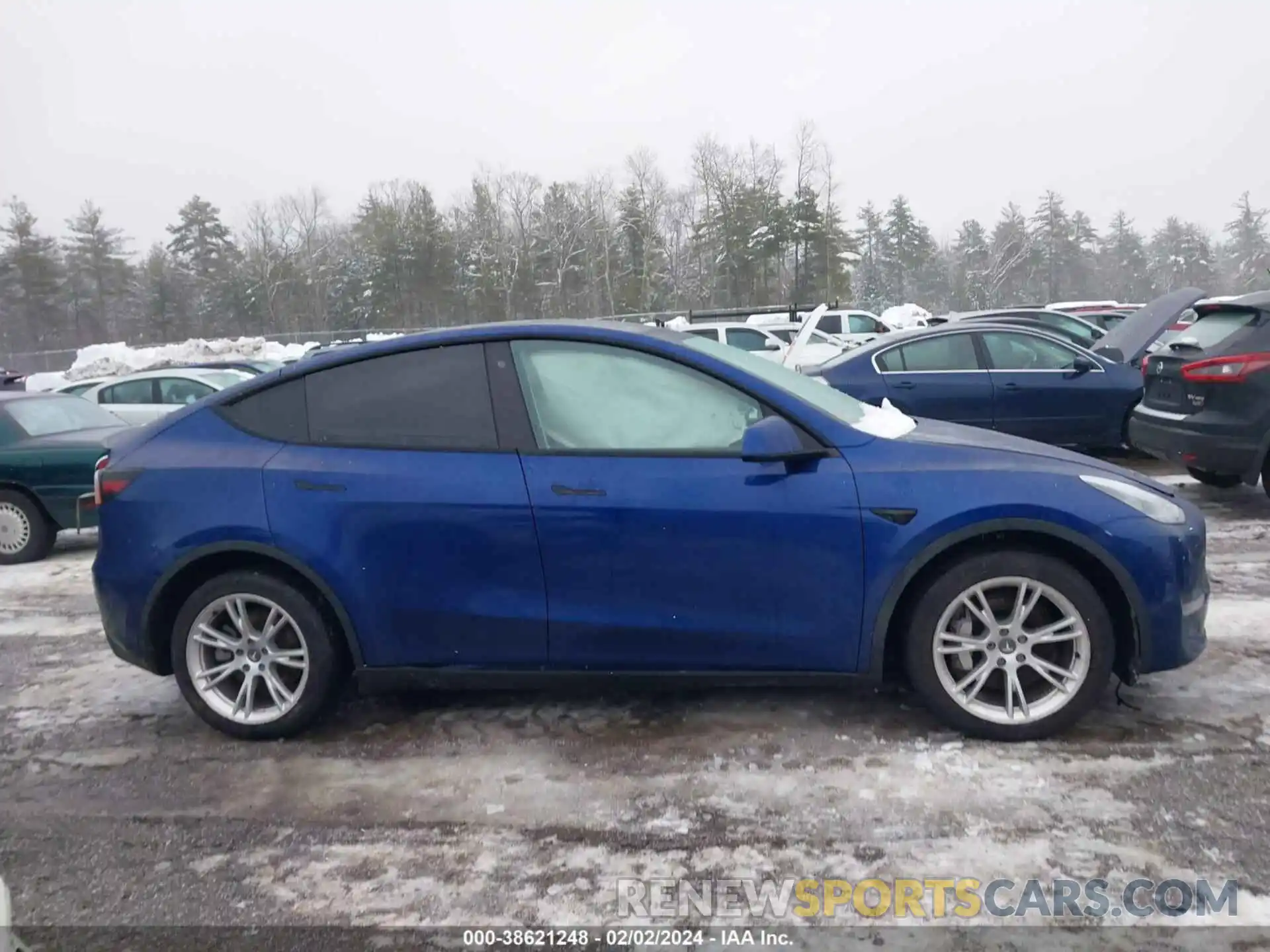 14 Photograph of a damaged car 5YJYGDEF9LF038898 TESLA MODEL Y 2020