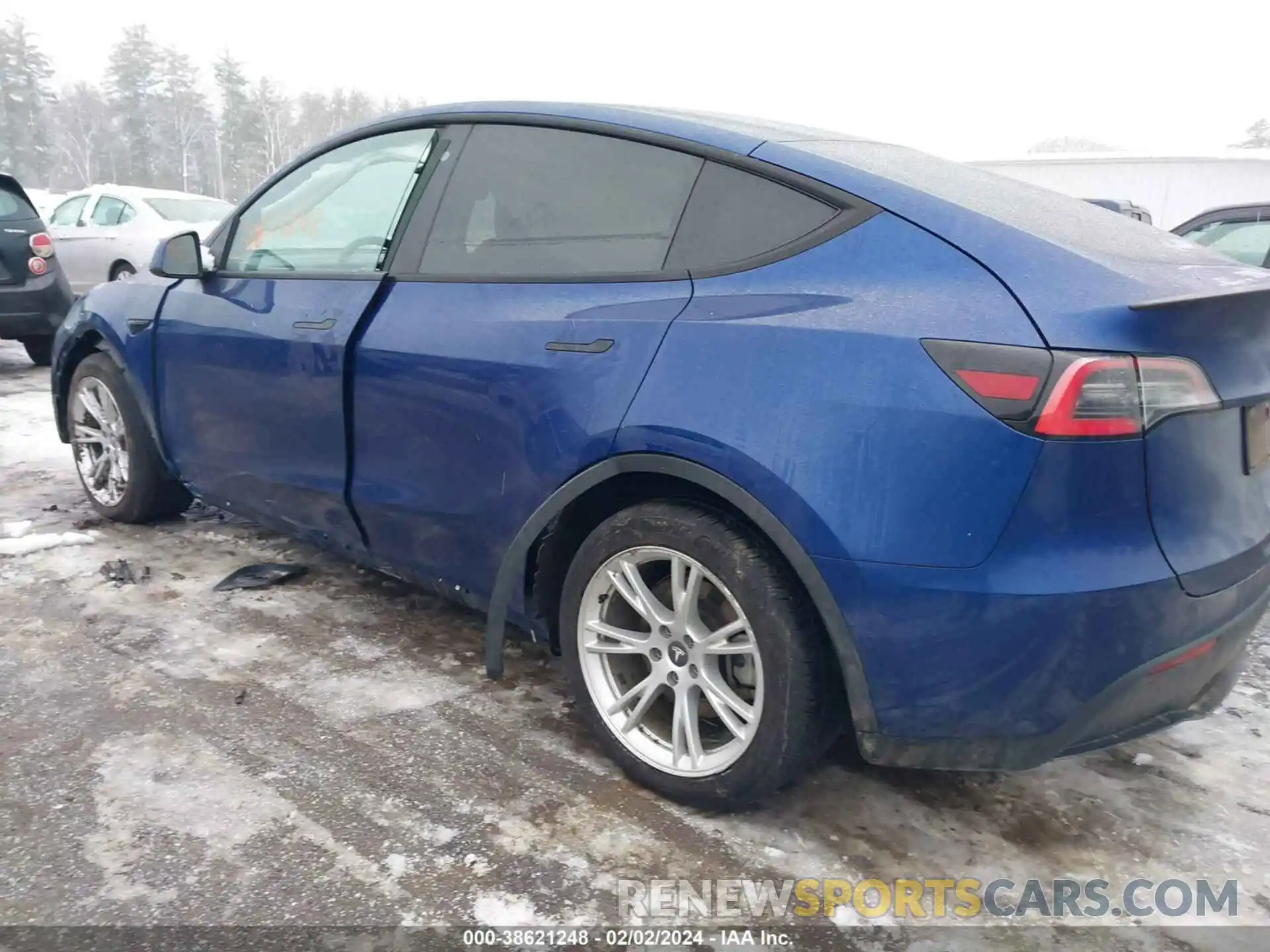 22 Photograph of a damaged car 5YJYGDEF9LF038898 TESLA MODEL Y 2020