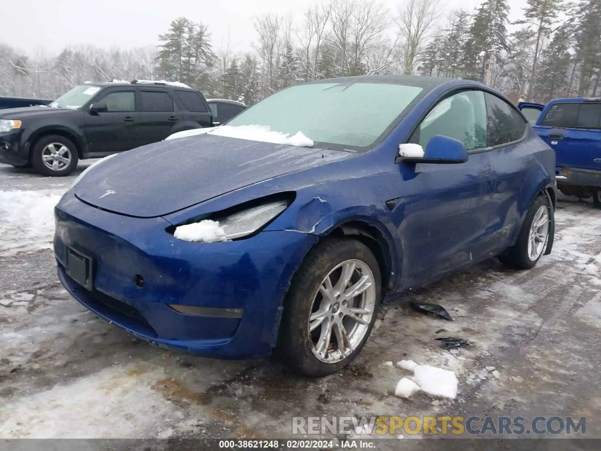 6 Фотография поврежденного автомобиля 5YJYGDEF9LF038898 TESLA MODEL Y 2020