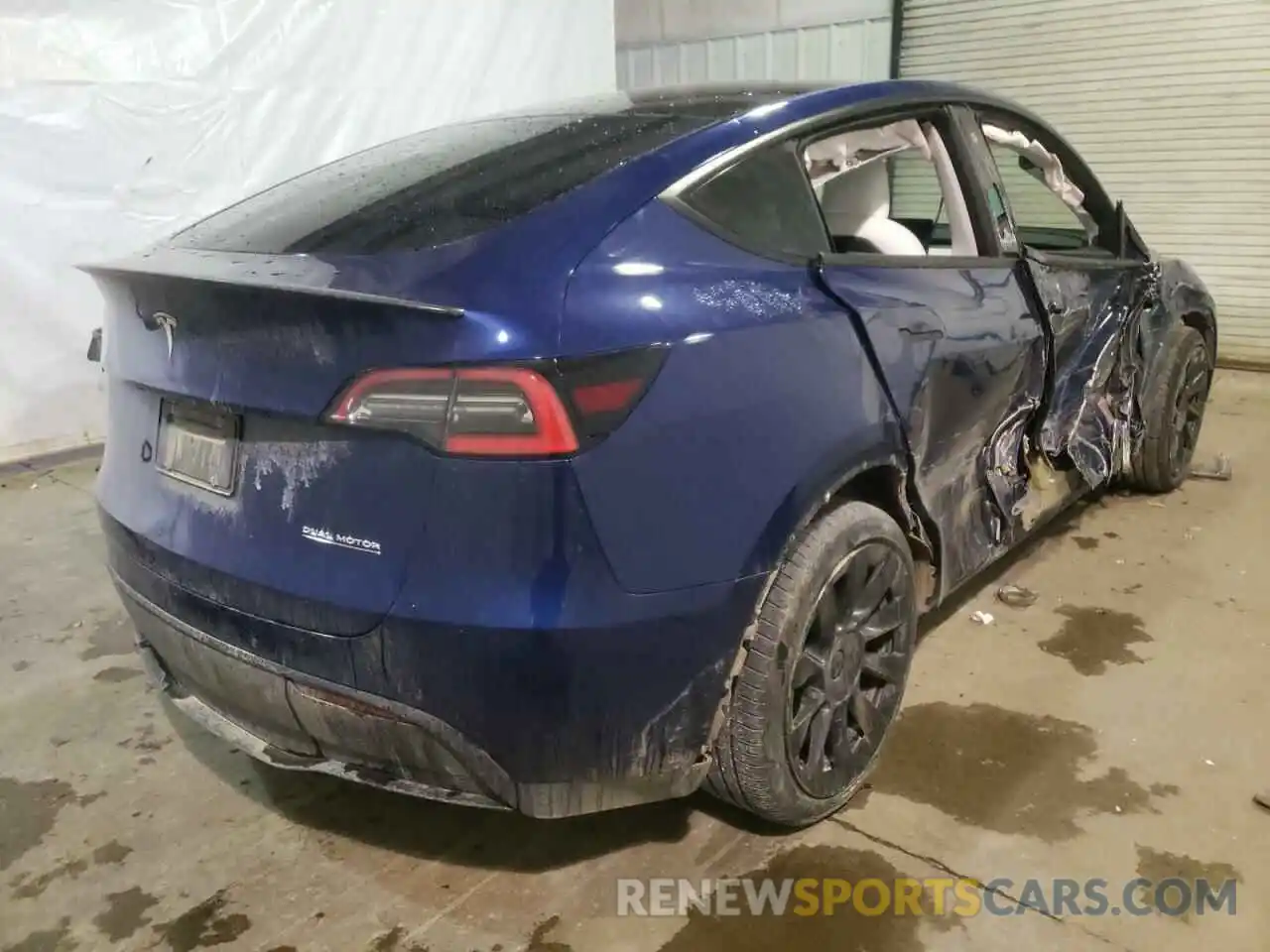 4 Фотография поврежденного автомобиля 5YJYGDEF9LF039114 TESLA MODEL Y 2020