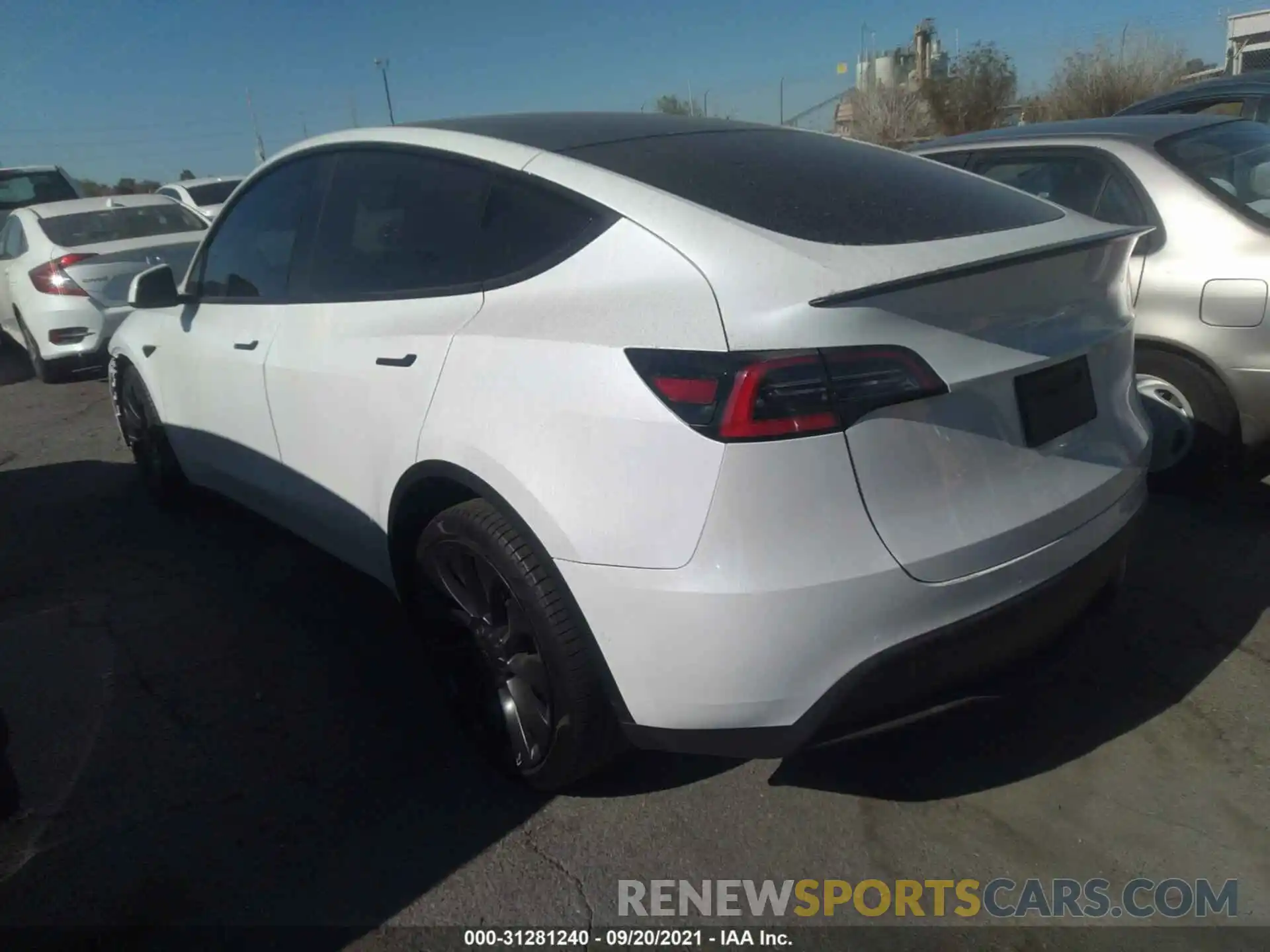 3 Photograph of a damaged car 5YJYGDEF9LF058861 TESLA MODEL Y 2020