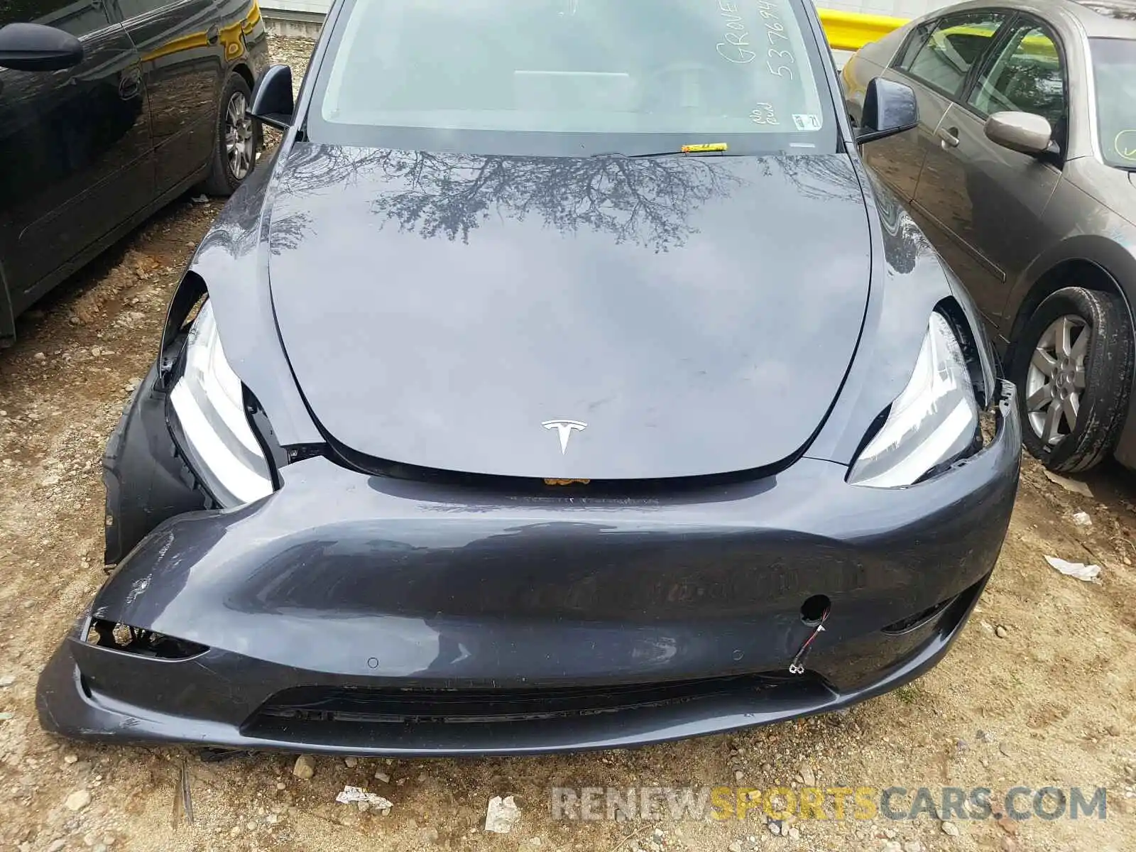 7 Photograph of a damaged car 5YJYGDEFXLF001259 TESLA MODEL Y 2020