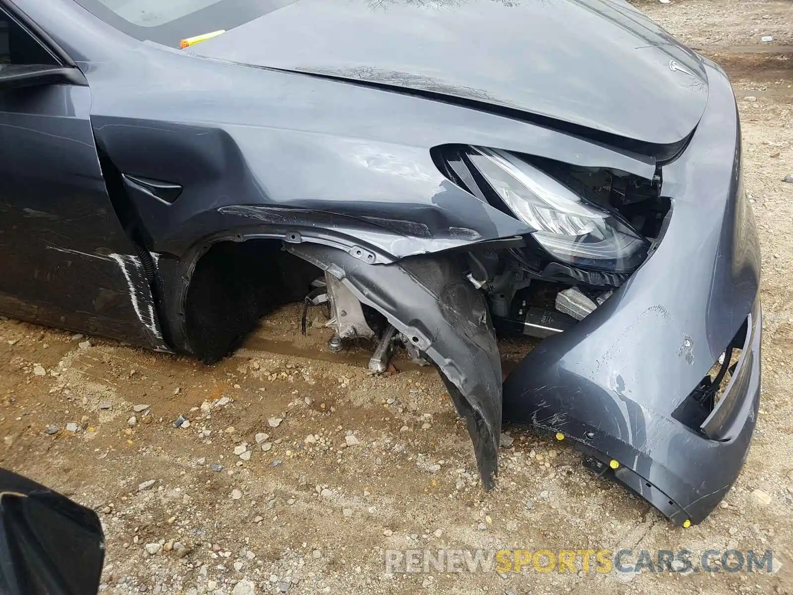 9 Photograph of a damaged car 5YJYGDEFXLF001259 TESLA MODEL Y 2020