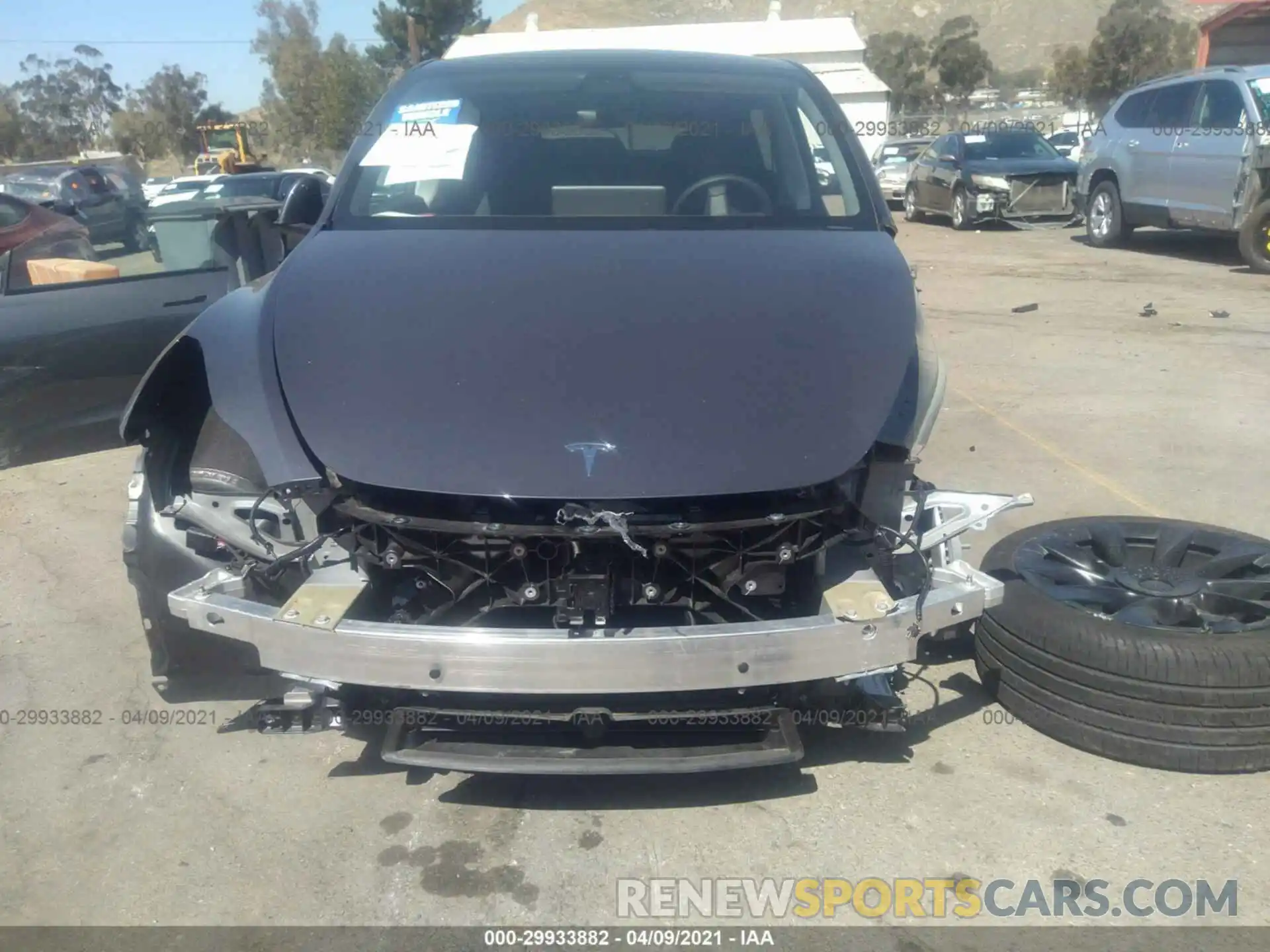 6 Photograph of a damaged car 5YJYGDEFXLF003724 TESLA MODEL Y 2020