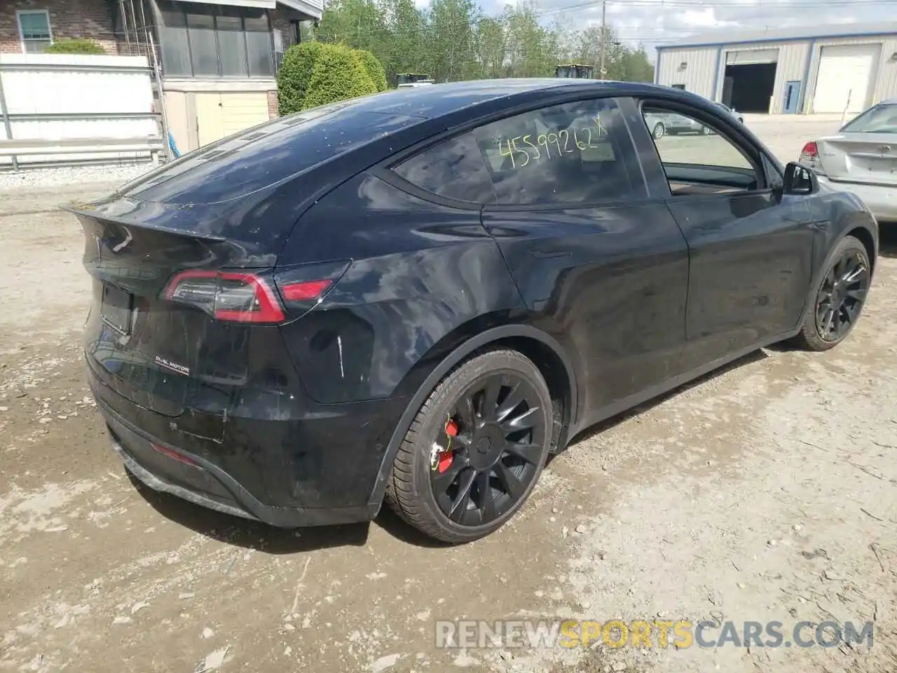 4 Фотография поврежденного автомобиля 5YJYGDEFXLF012116 TESLA MODEL Y 2020