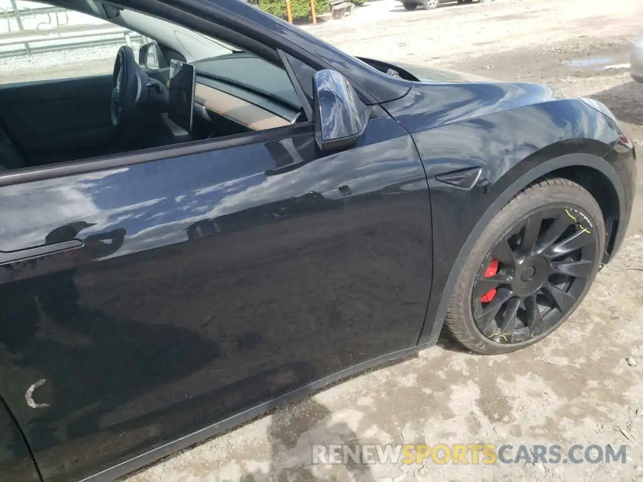 9 Photograph of a damaged car 5YJYGDEFXLF012116 TESLA MODEL Y 2020