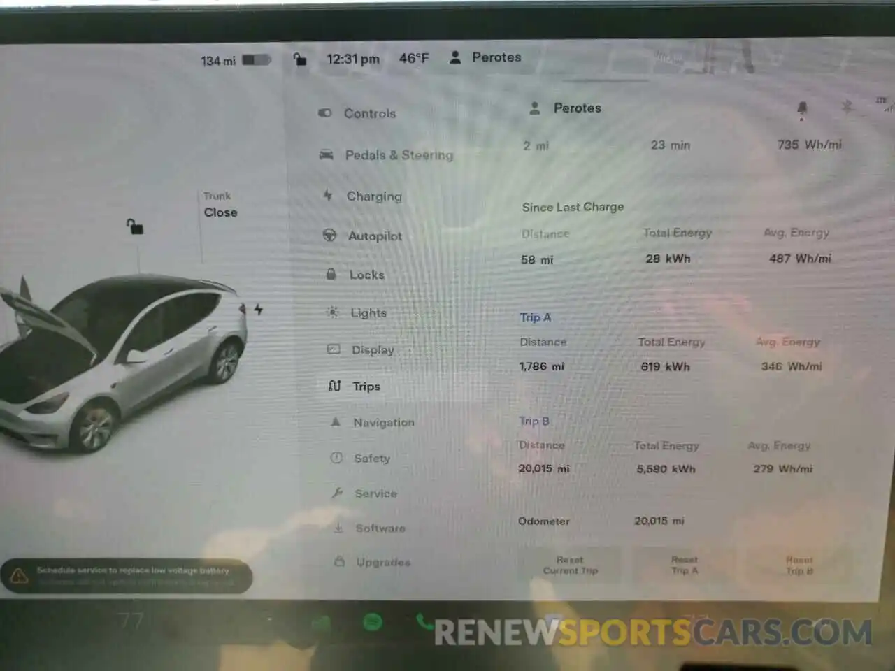 8 Photograph of a damaged car 5YJYGDEFXLF017610 TESLA MODEL Y 2020