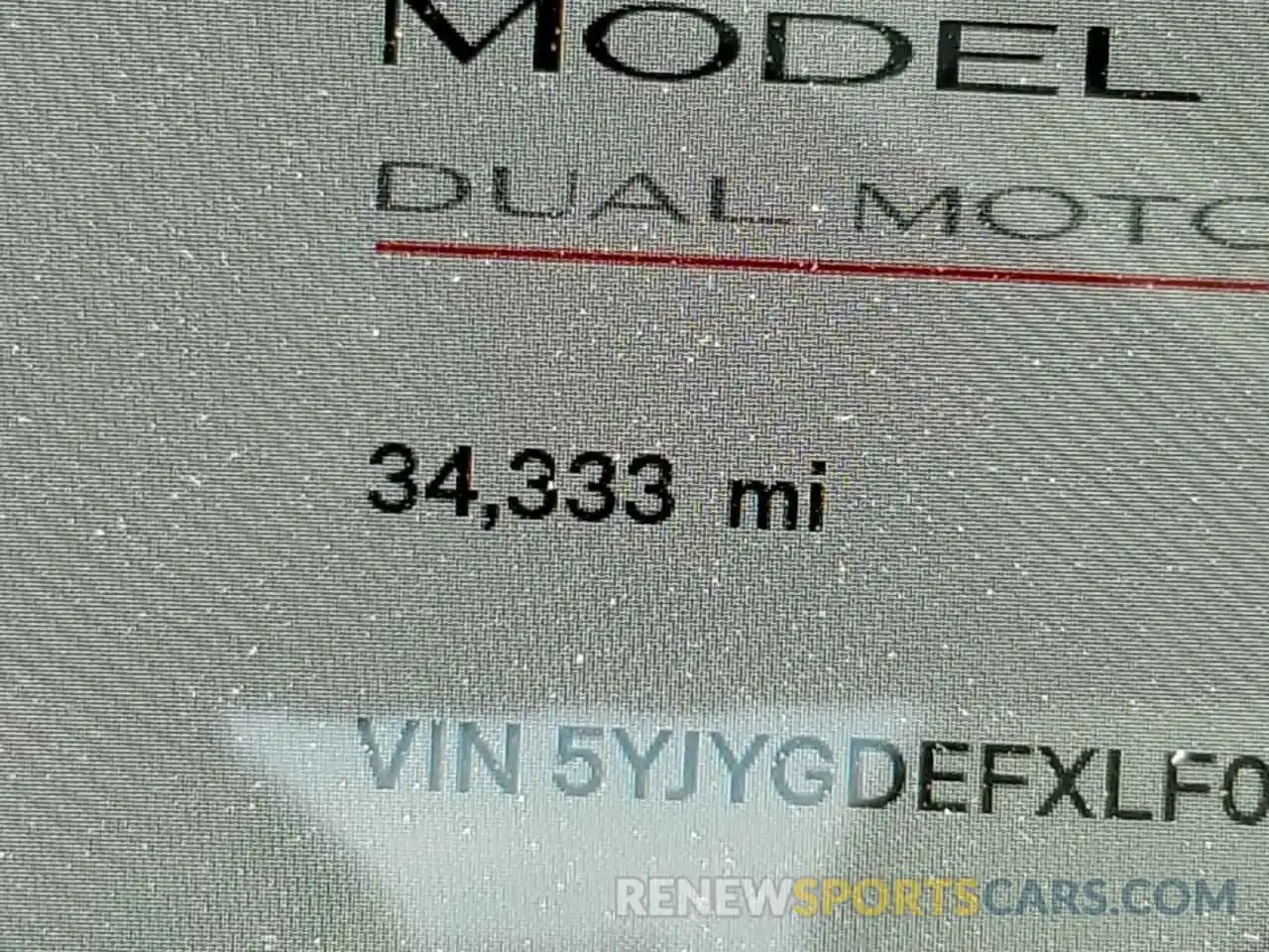 8 Photograph of a damaged car 5YJYGDEFXLF049926 TESLA MODEL Y 2020