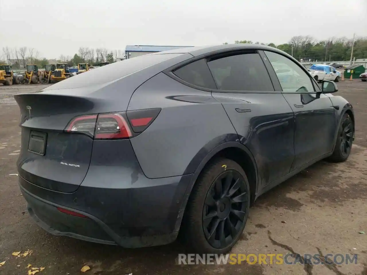 4 Фотография поврежденного автомобиля 5YJYGAEE0MF194206 TESLA MODEL Y 2021