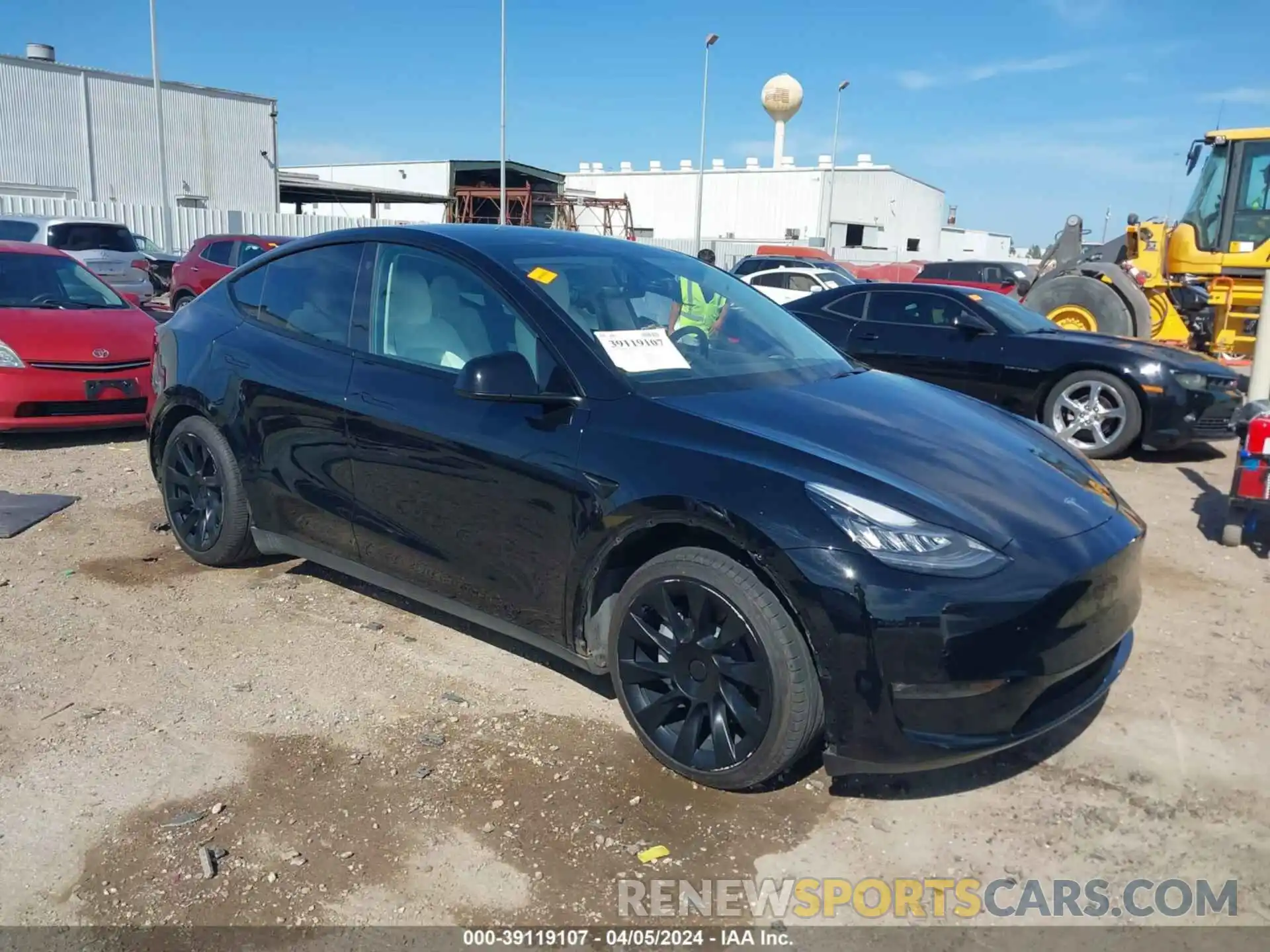 1 Photograph of a damaged car 5YJYGAEE1MF134600 TESLA MODEL Y 2021