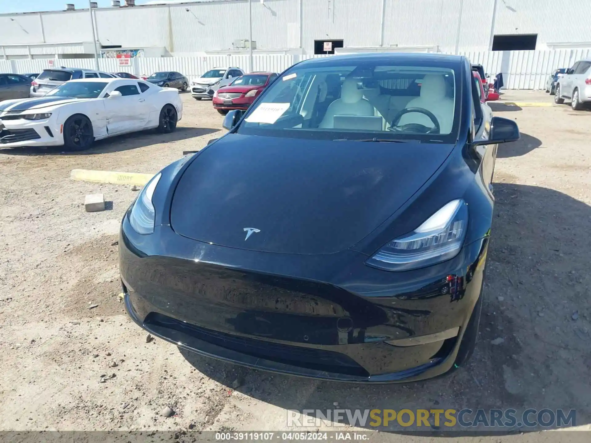 13 Фотография поврежденного автомобиля 5YJYGAEE1MF134600 TESLA MODEL Y 2021