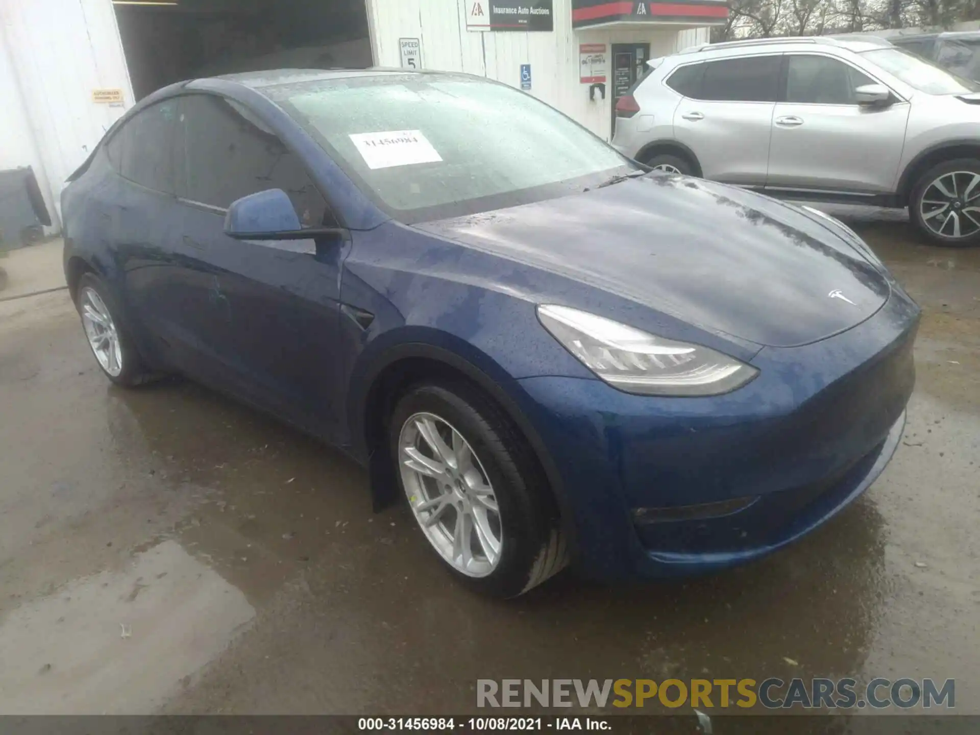 1 Фотография поврежденного автомобиля 5YJYGAEE1MF173879 TESLA MODEL Y 2021