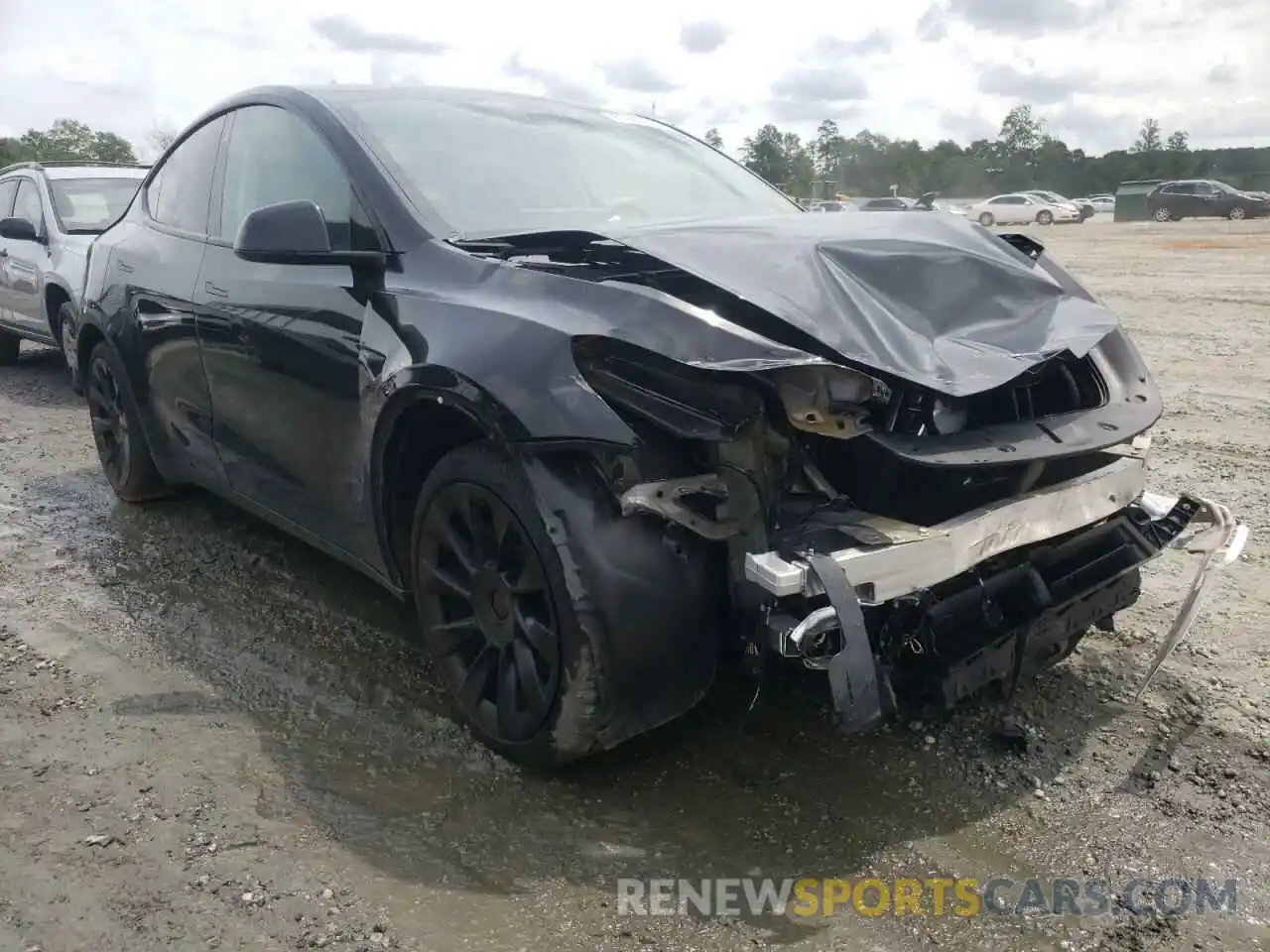 1 Photograph of a damaged car 5YJYGAEE1MF194084 TESLA MODEL Y 2021