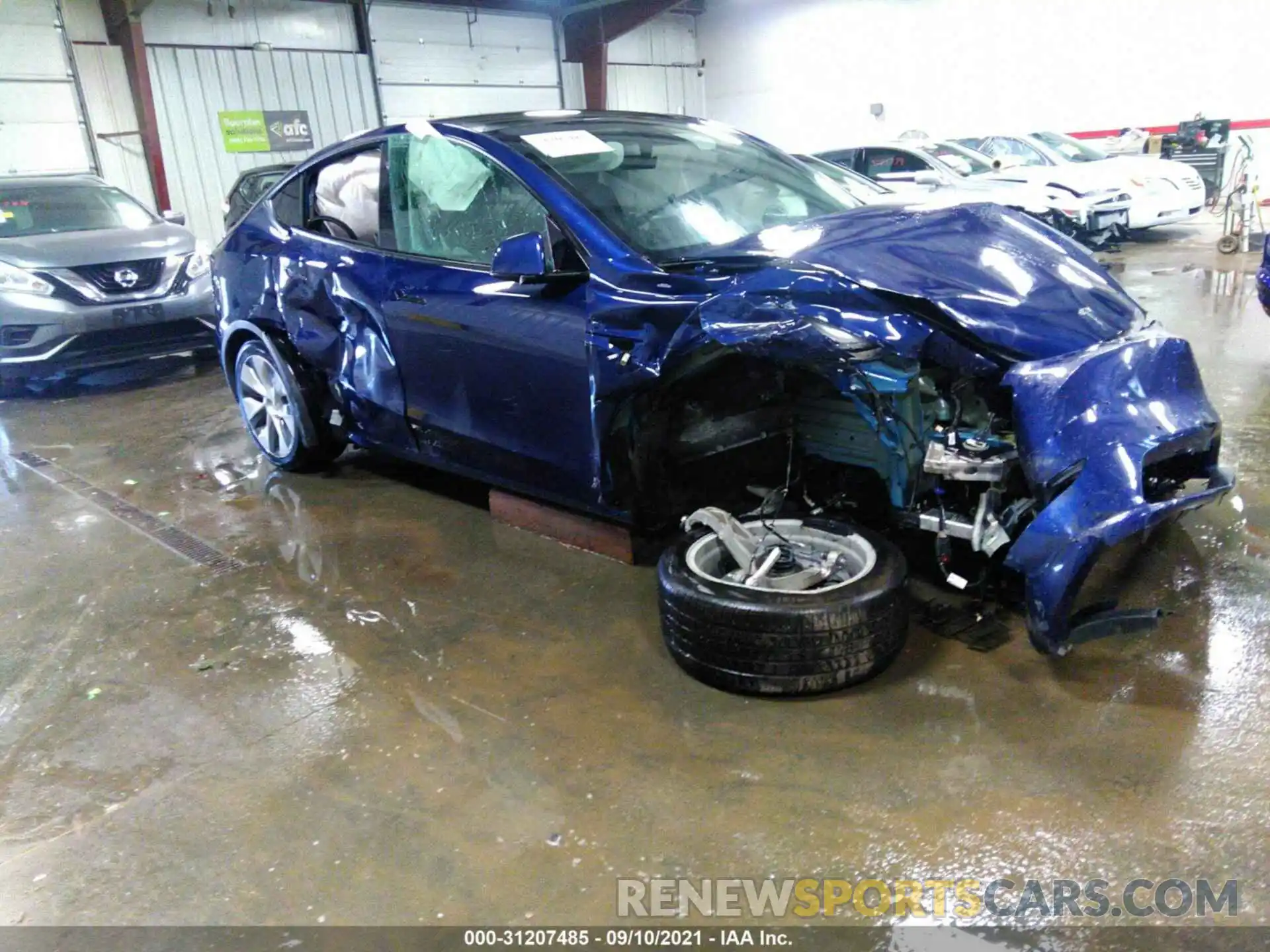 6 Photograph of a damaged car 5YJYGAEE2MF192893 TESLA MODEL Y 2021