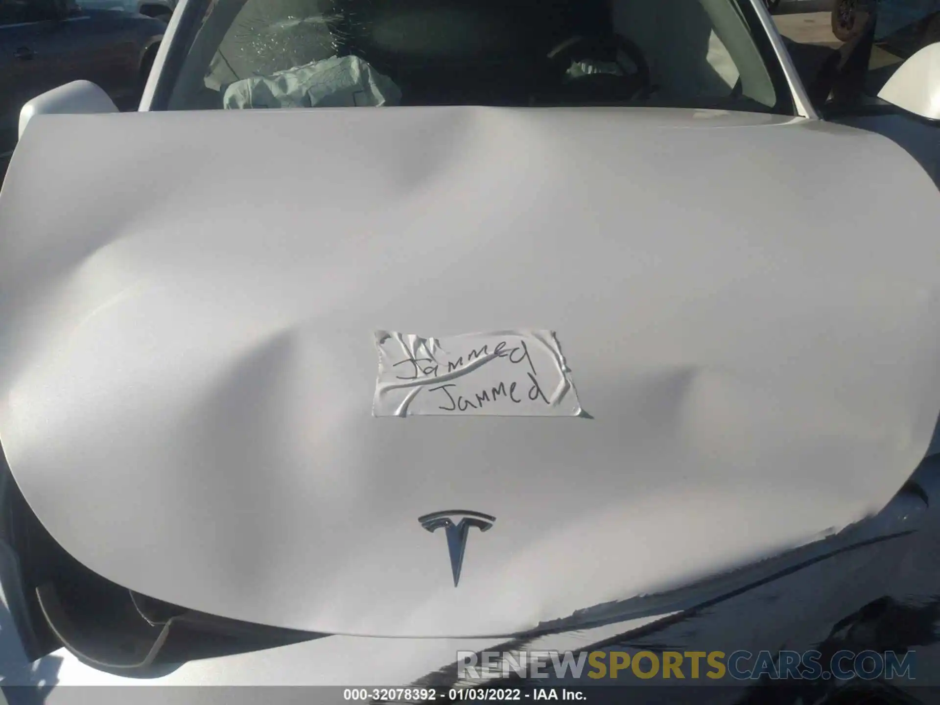 10 Photograph of a damaged car 5YJYGAEE2MF217081 TESLA MODEL Y 2021