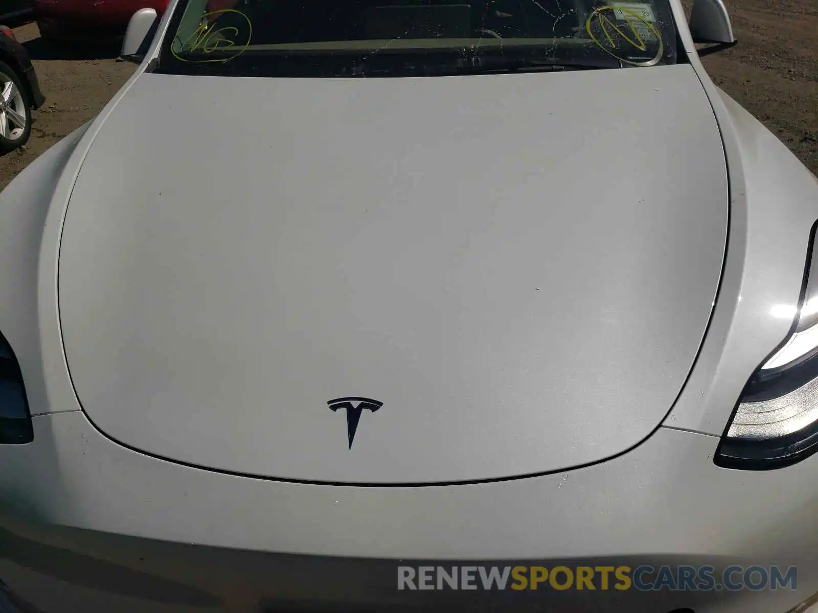 7 Фотография поврежденного автомобиля 5YJYGAEE3MF145923 TESLA MODEL Y 2021