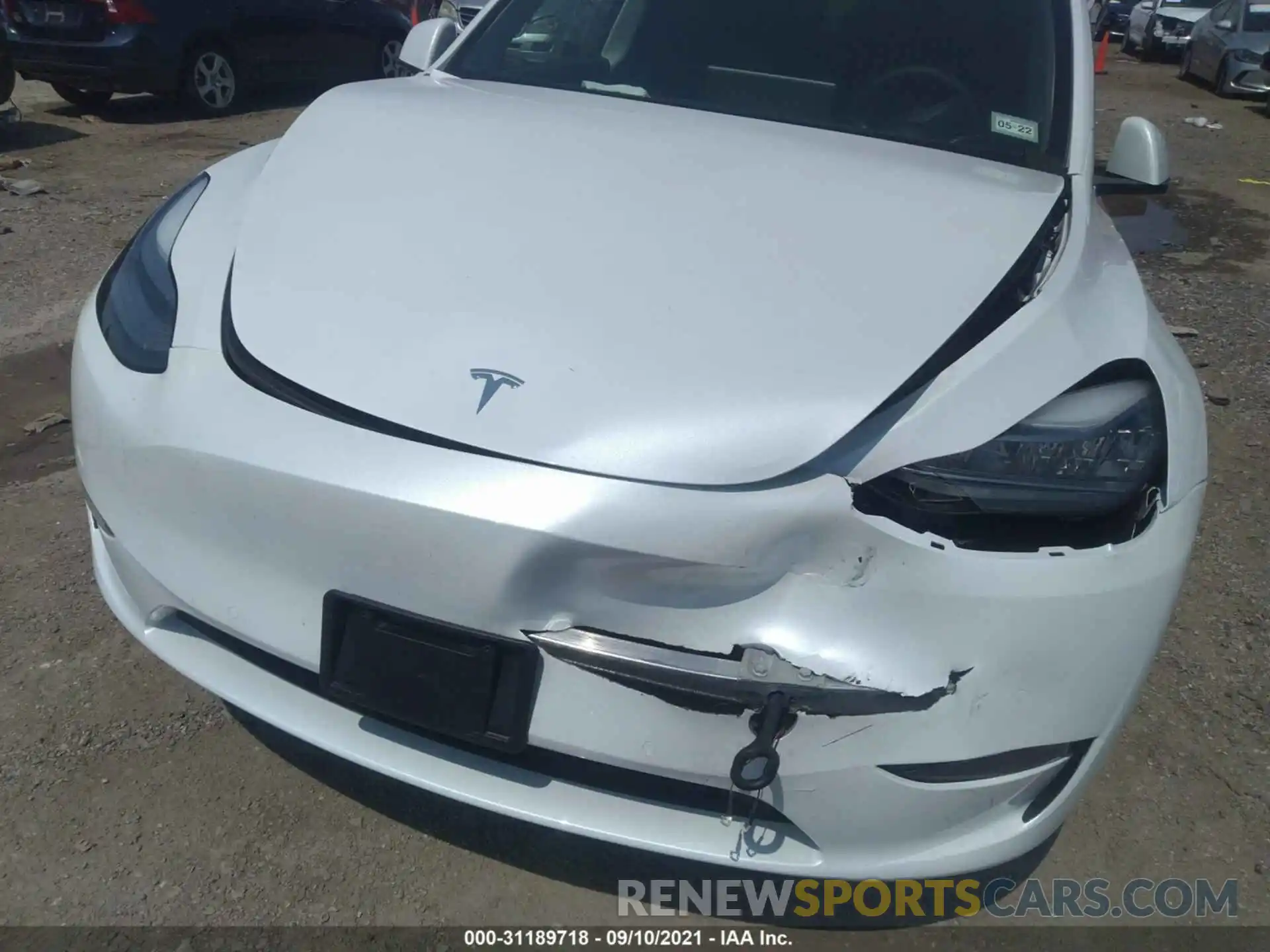 5 Photograph of a damaged car 5YJYGAEE3MF180994 TESLA MODEL Y 2021