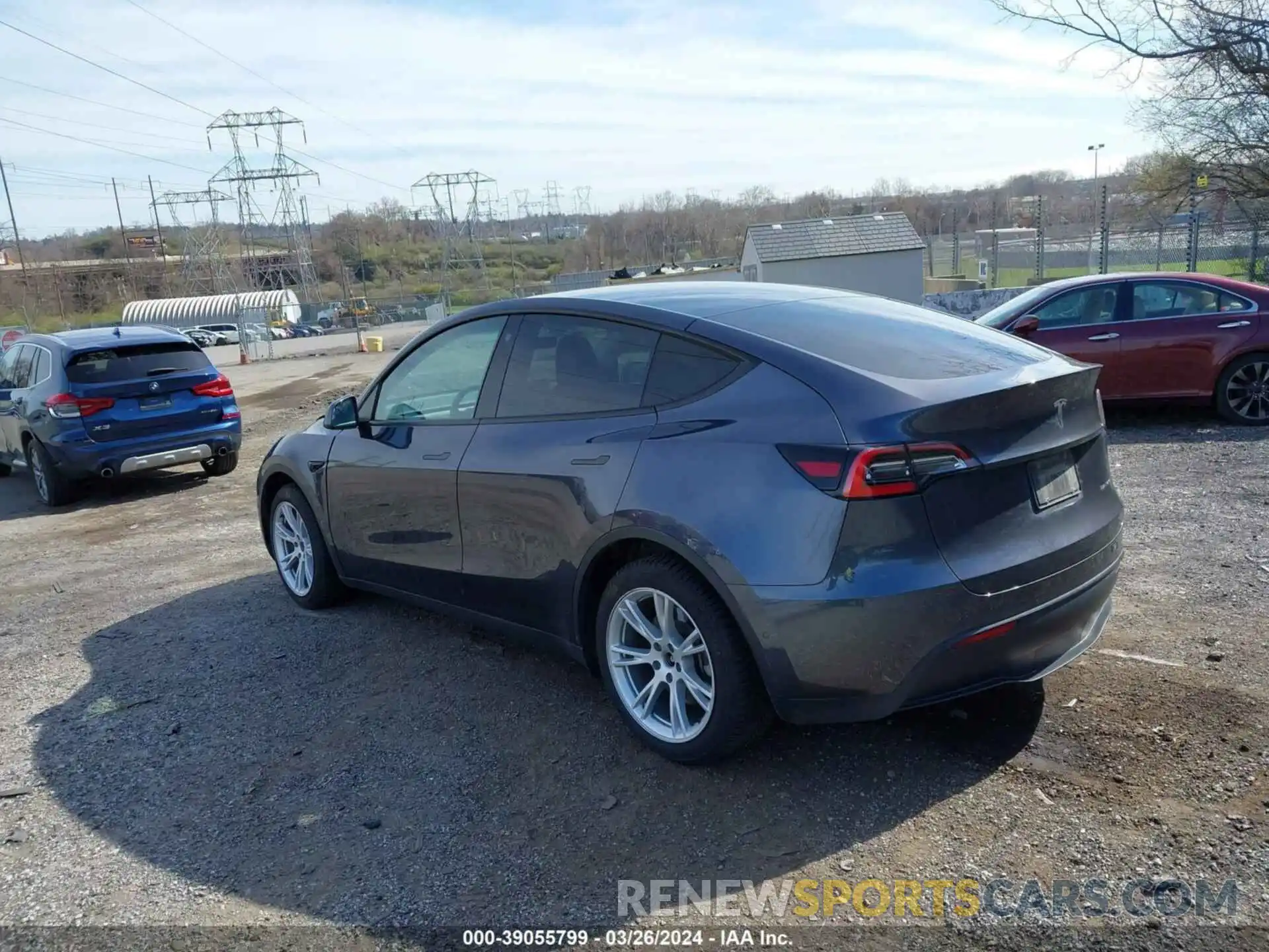 3 Photograph of a damaged car 5YJYGAEE3MF187850 TESLA MODEL Y 2021