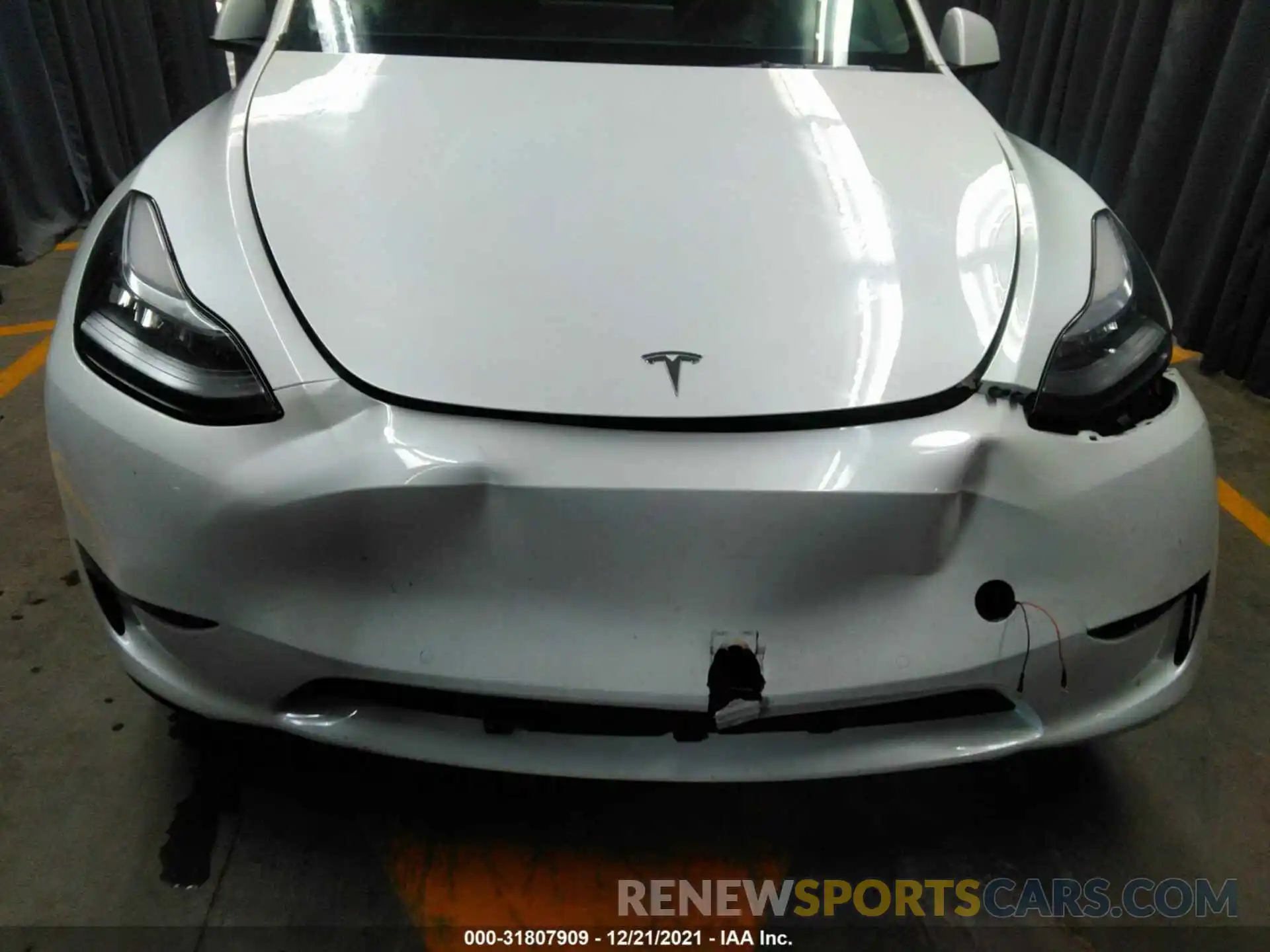 6 Фотография поврежденного автомобиля 5YJYGAEE3MF214724 TESLA MODEL Y 2021