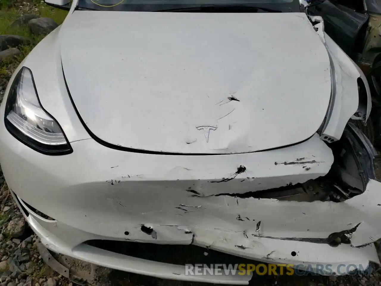 7 Photograph of a damaged car 5YJYGAEE3MF244273 TESLA MODEL Y 2021