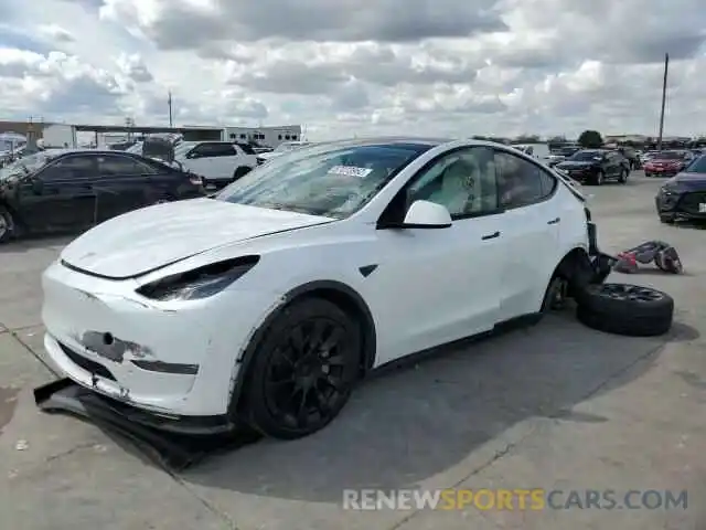 2 Фотография поврежденного автомобиля 5YJYGAEE4MF144246 TESLA MODEL Y 2021