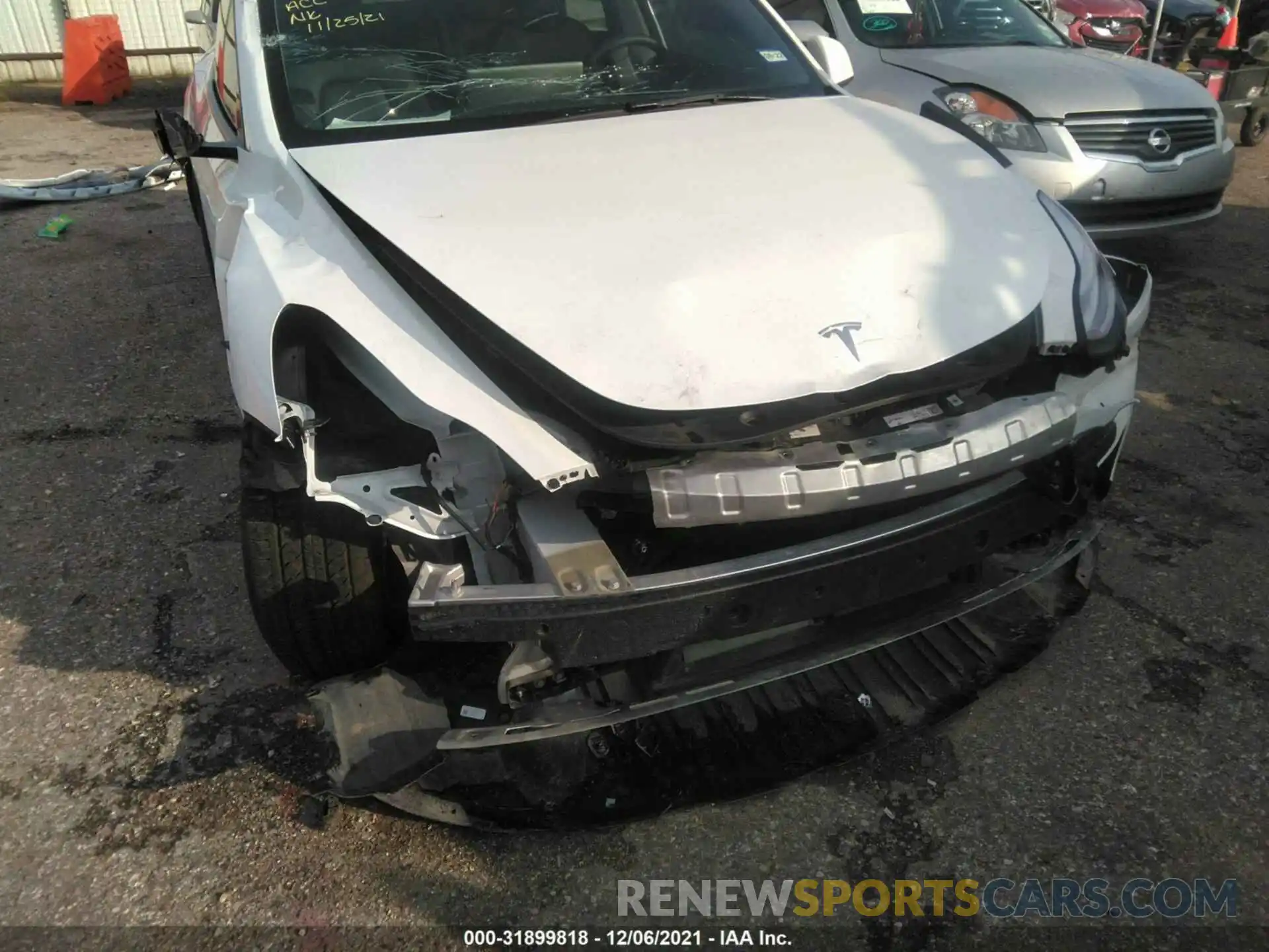 6 Photograph of a damaged car 5YJYGAEE4MF187324 TESLA MODEL Y 2021