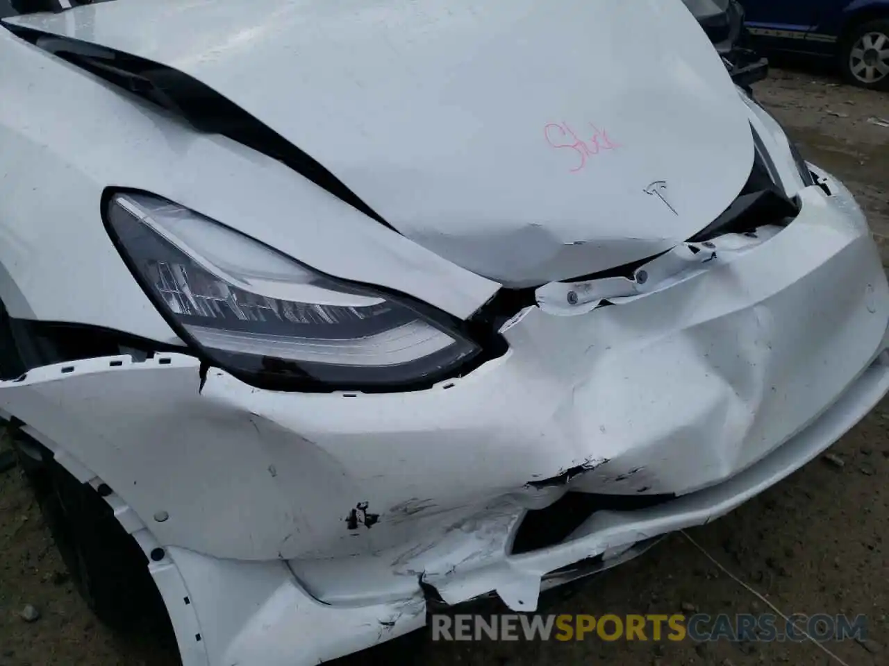 9 Photograph of a damaged car 5YJYGAEE4MF211346 TESLA MODEL Y 2021