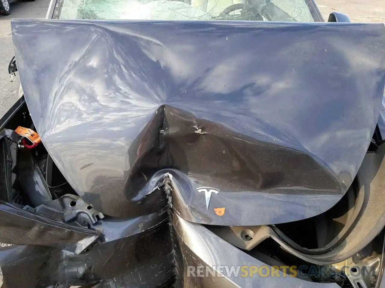 7 Photograph of a damaged car 5YJYGAEE4MF216191 TESLA MODEL Y 2021